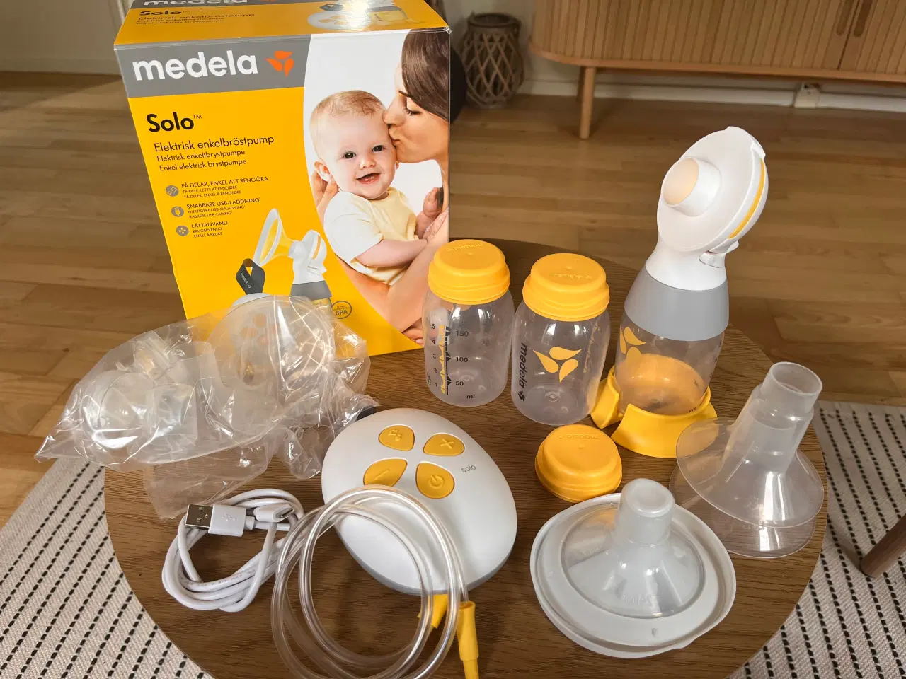 Billede 3 - Medela Solo elektrisk brystpumpe 