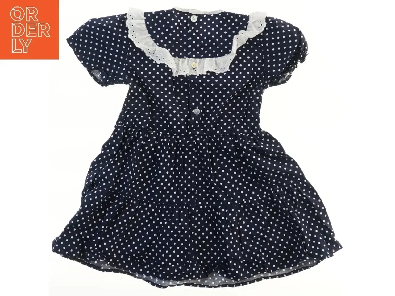 Billede 2 - Pige kjole med prikker (str. 104)