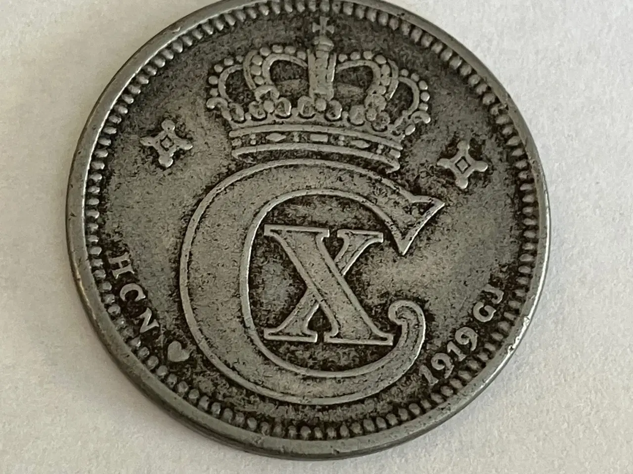 Billede 2 - 5 Øre 1919 Jern