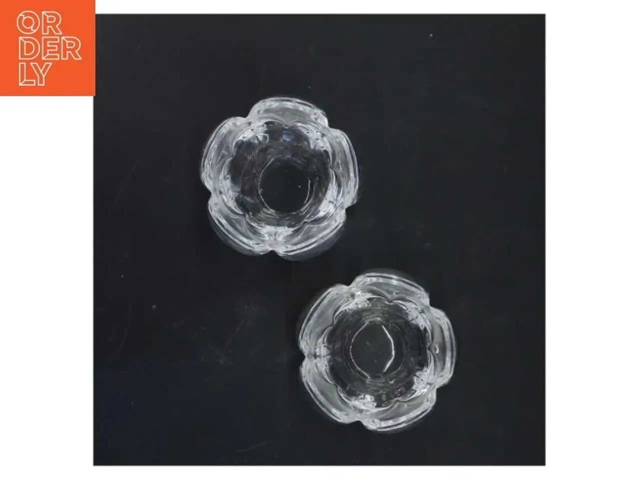 Billede 2 - Glasblomst lysestager (str. 7 cm)