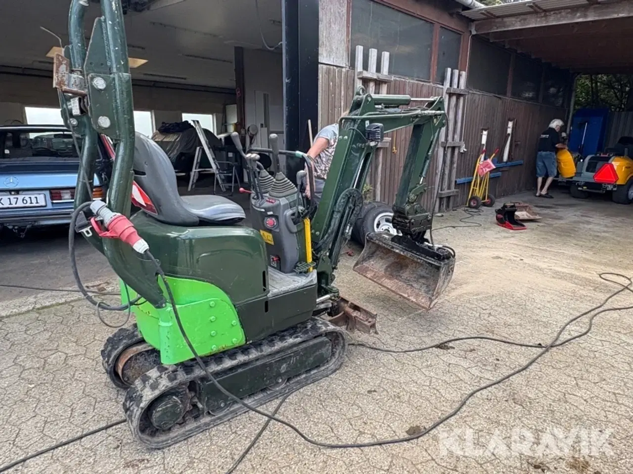 Billede 4 - El minigraver Yanmar Sv08