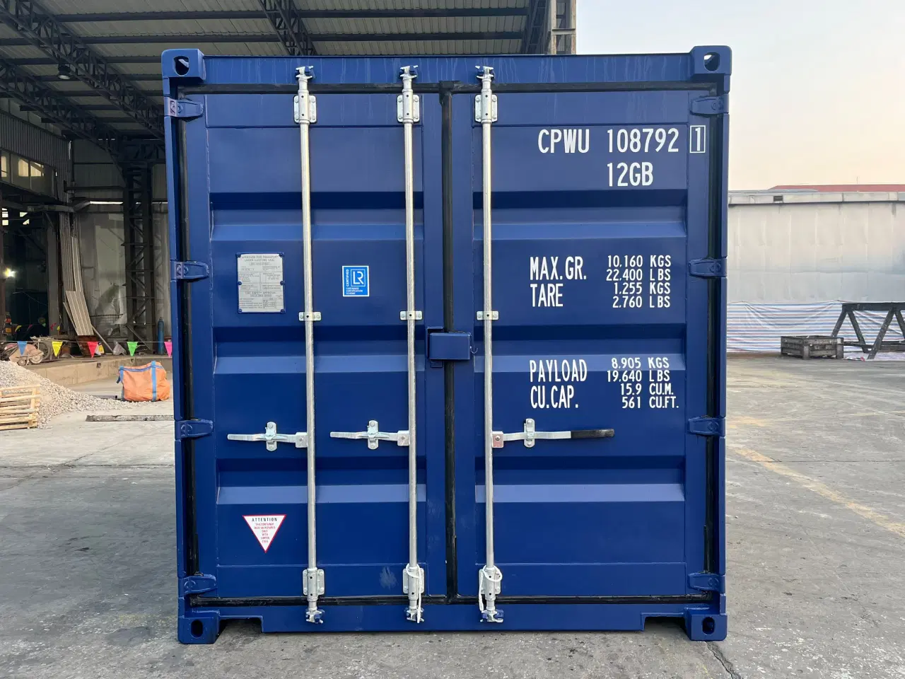 Billede 1 - 10 fods container i RAL 5013 i Aarhus