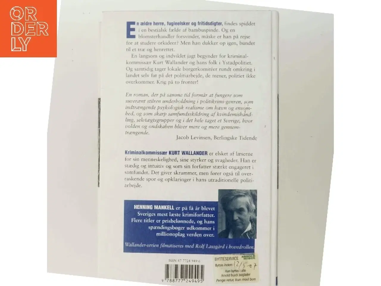 Billede 3 - Den femte kvinde af Henning Mankell (Bog)
