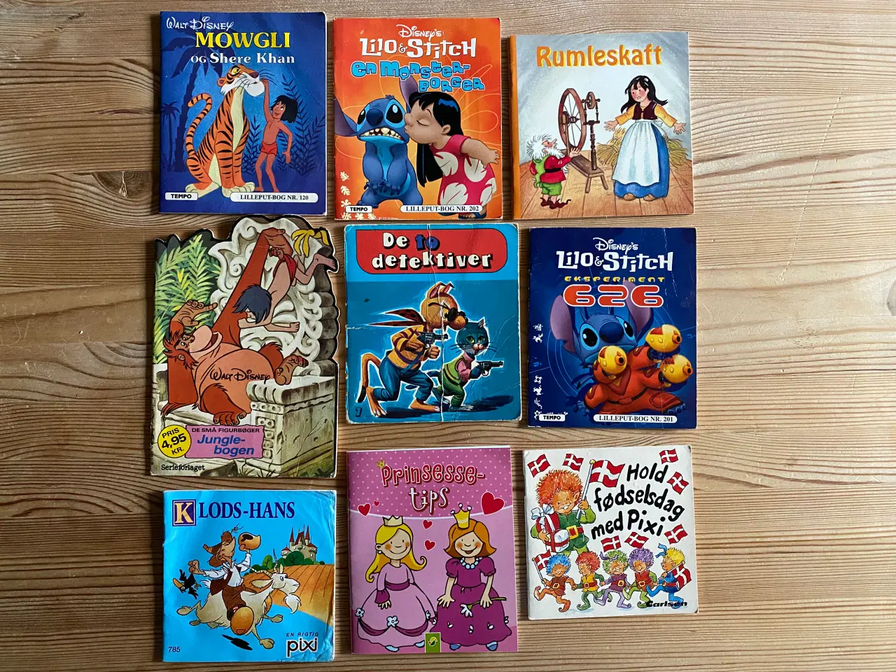Billede 2 -  6 x 9 børnebøger, Lilleput, Disney m.m.