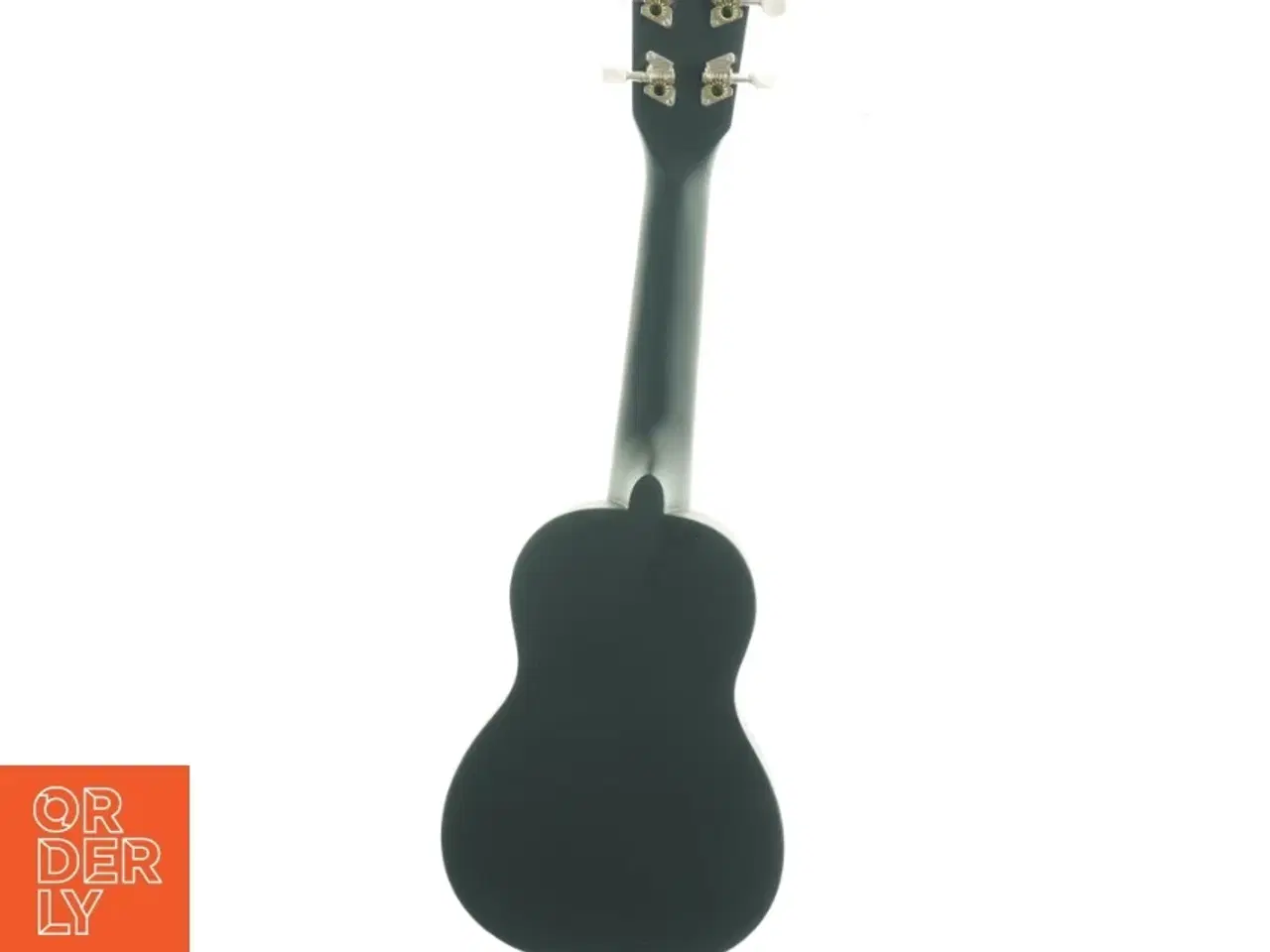 Billede 2 - Sort ukulele med taske (str. 53 x 20 cm), som ny, i mint kondition