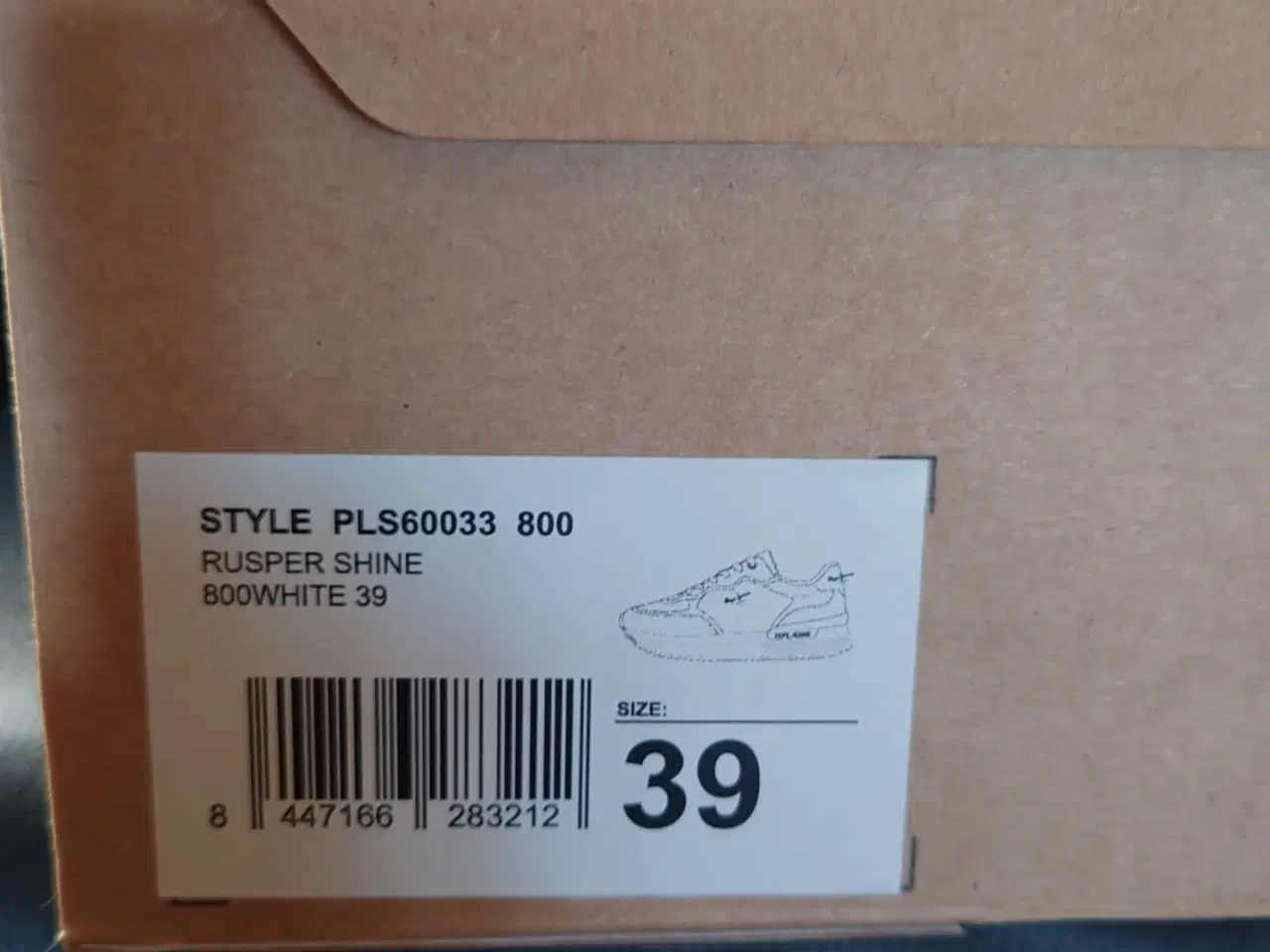 Billede 7 - Rusper Shine hvide sneakers  str. 39 