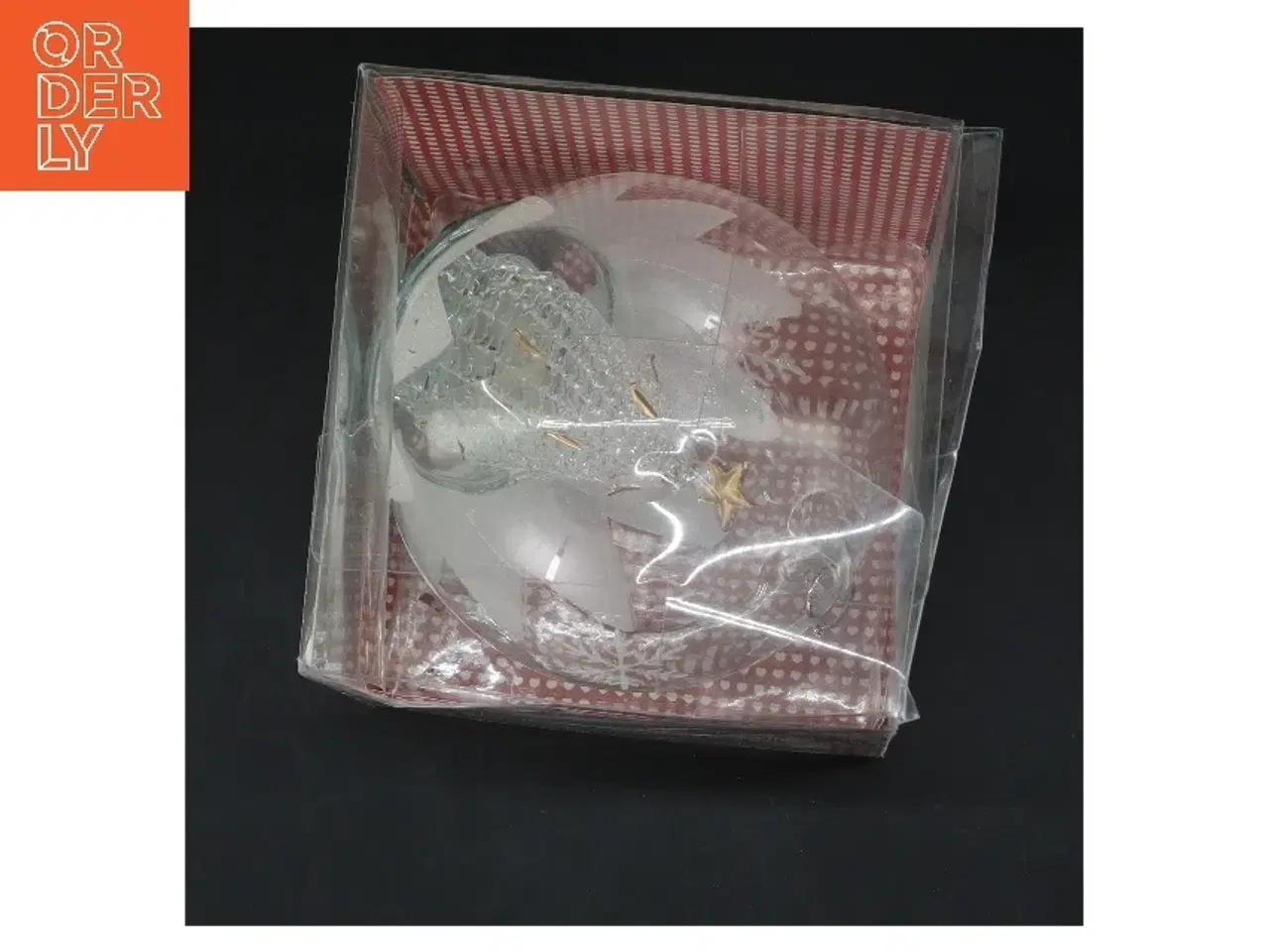 Billede 3 - Dekorativ glaskugle (str. 12,5 cm)
