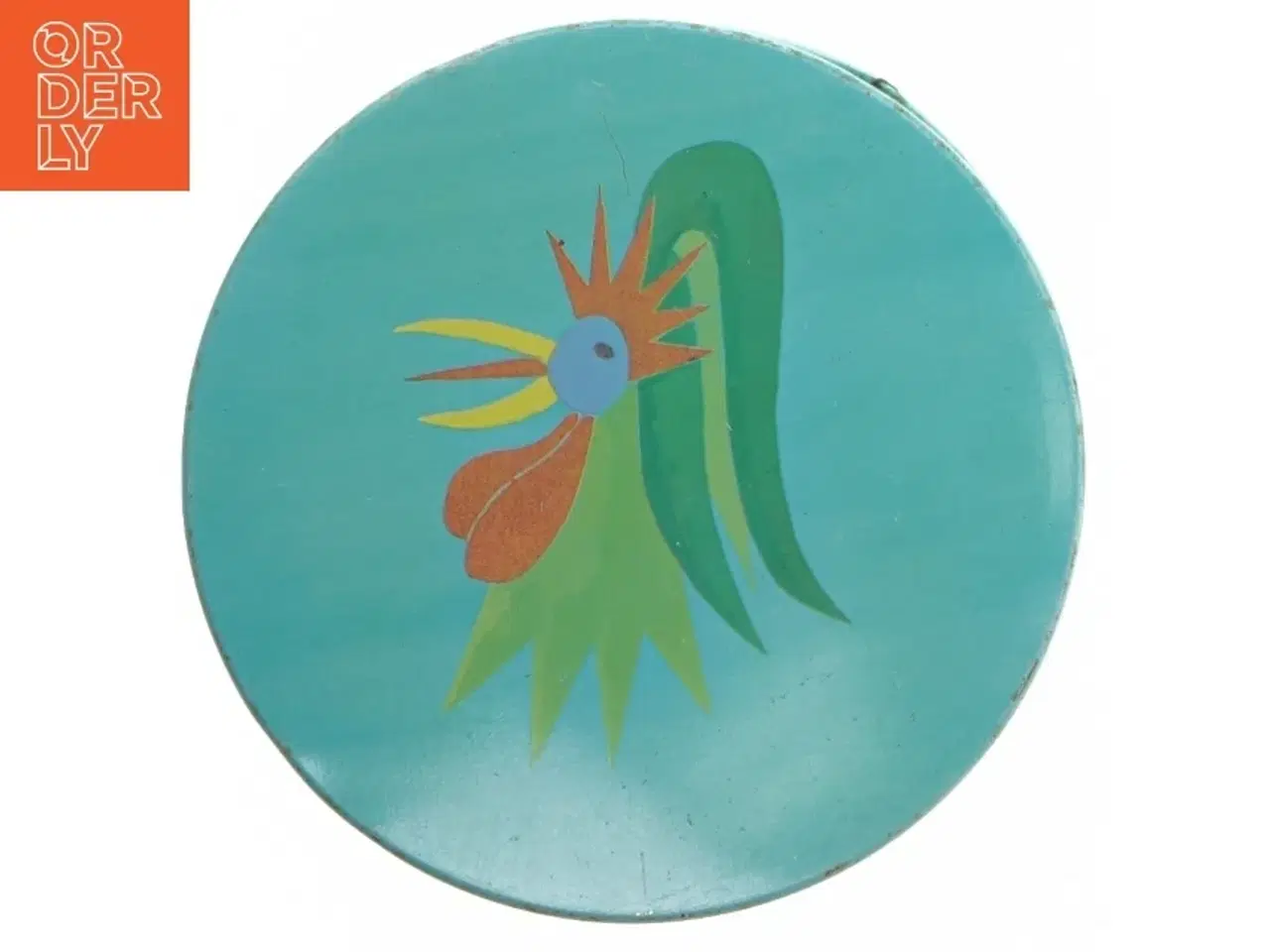 Billede 5 - Retro irma kunstdåse Dekorativ opbevaringsdåse (str. Ø 11,5 cm længde 15 cm) fra Irma