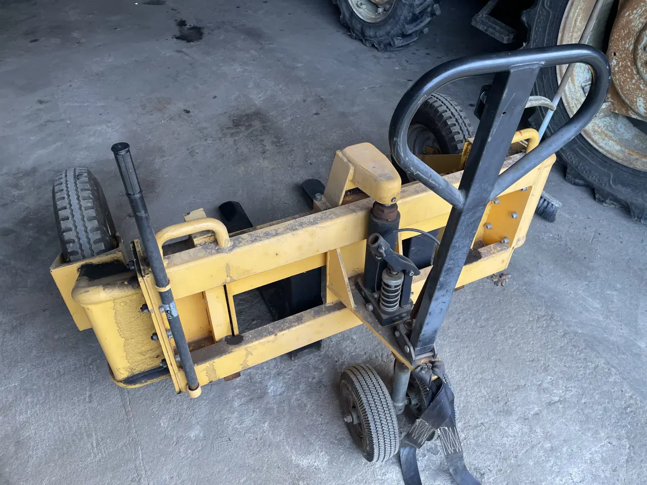 Billede 3 - Pallevogn på gummihjul 