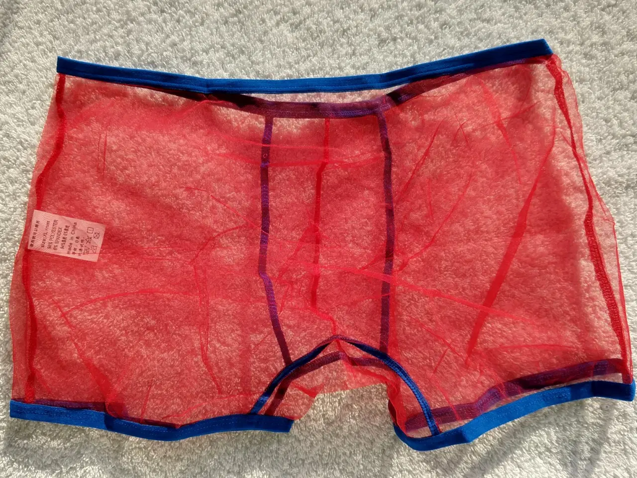 Billede 3 - Gennemsigtige boksershorts til ham, str. S-M