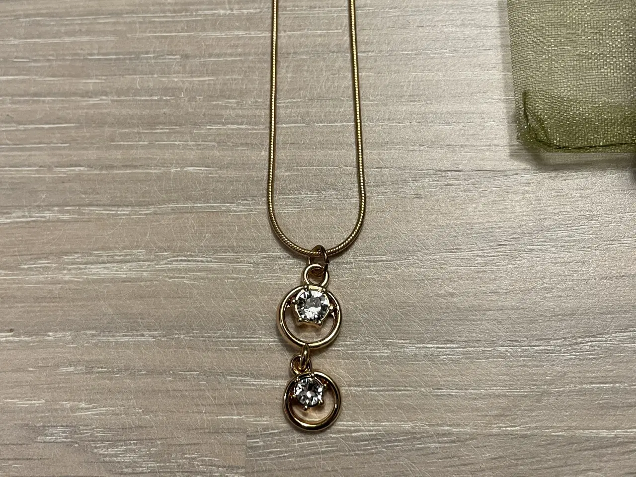 Billede 1 - Halskæde med Swarowski krystaller