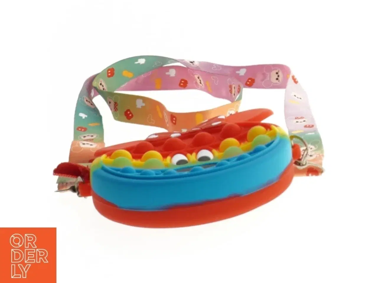 Billede 2 - Rund pop-it taske med rem (str. Ø 12 cm)