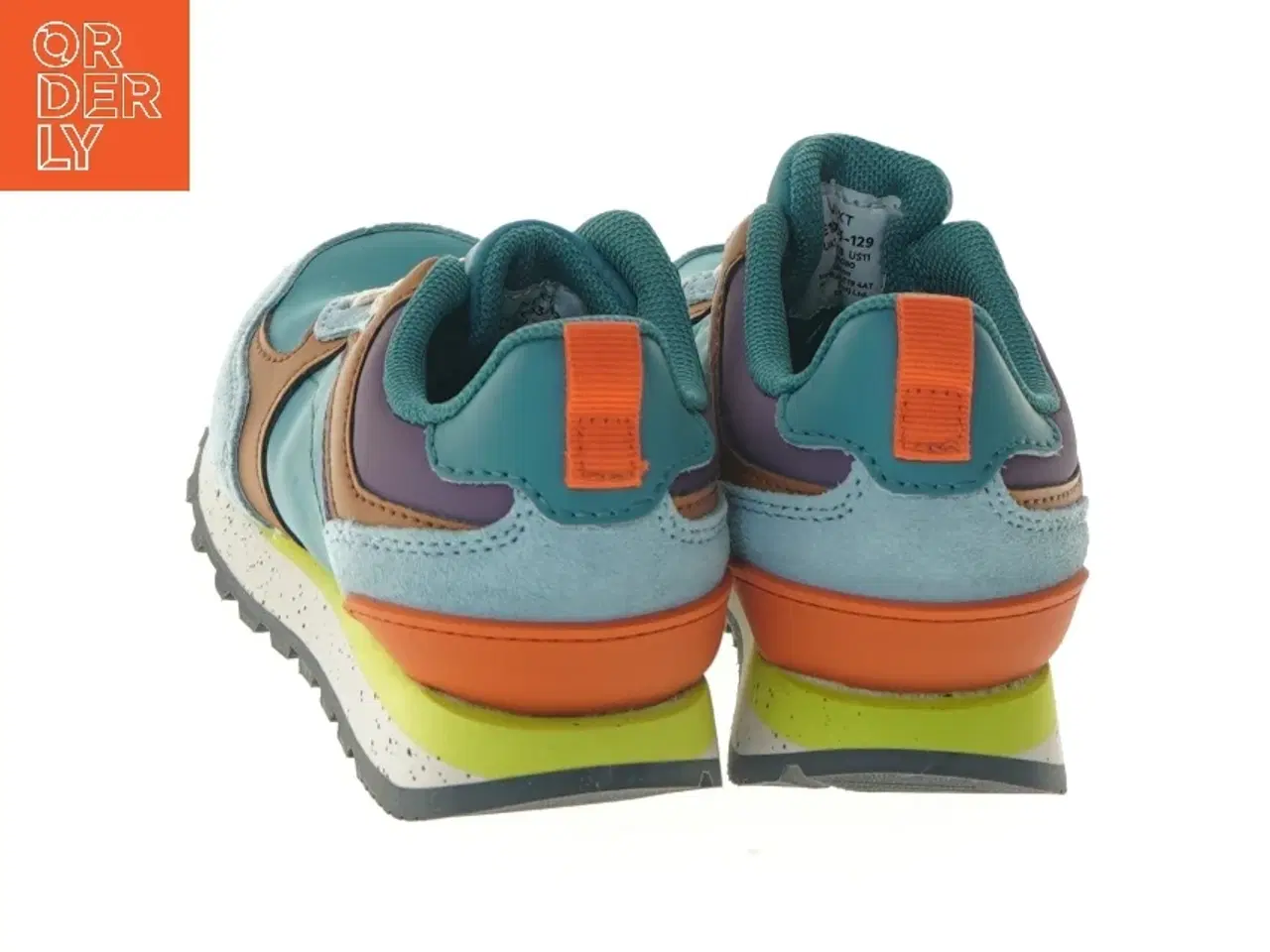 Billede 4 - Børnesko i blå og brun fra Ortholite (str. 28 )