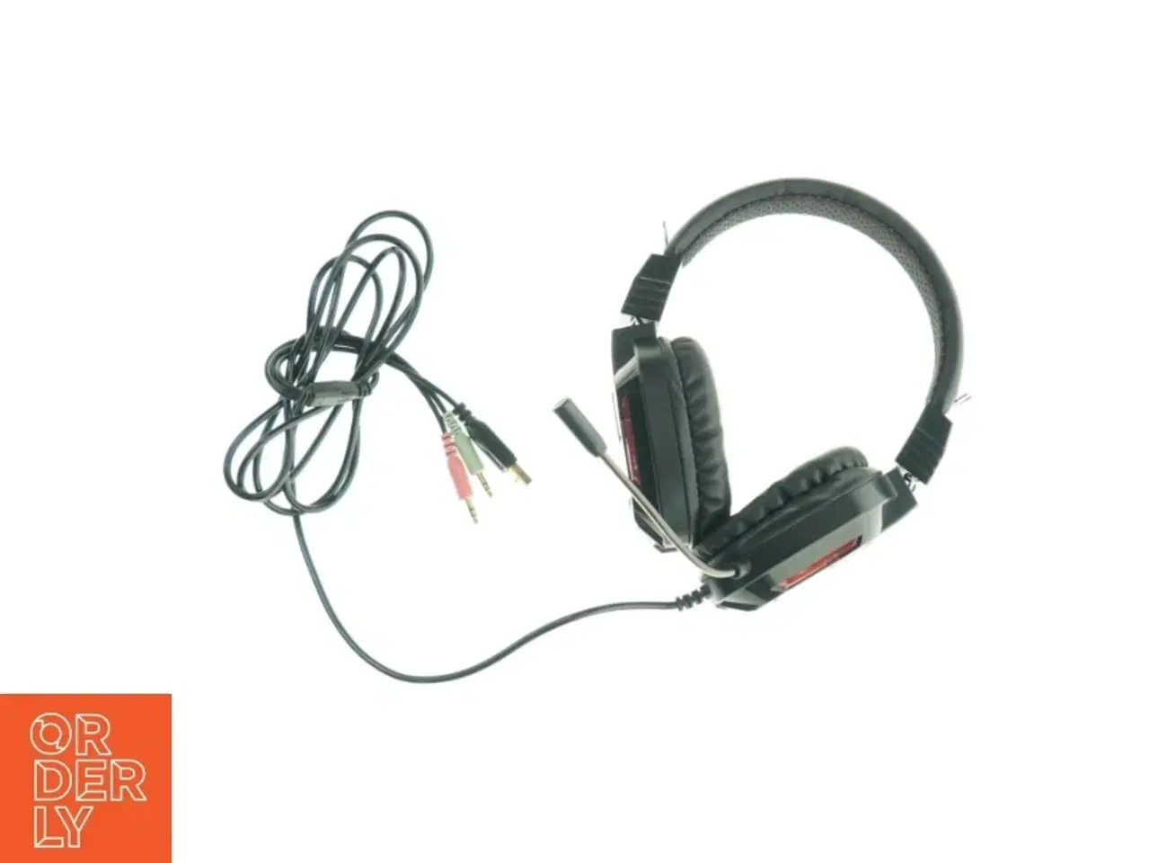 Billede 2 - Headset med mikrofon (str. 17 x 8 cm)