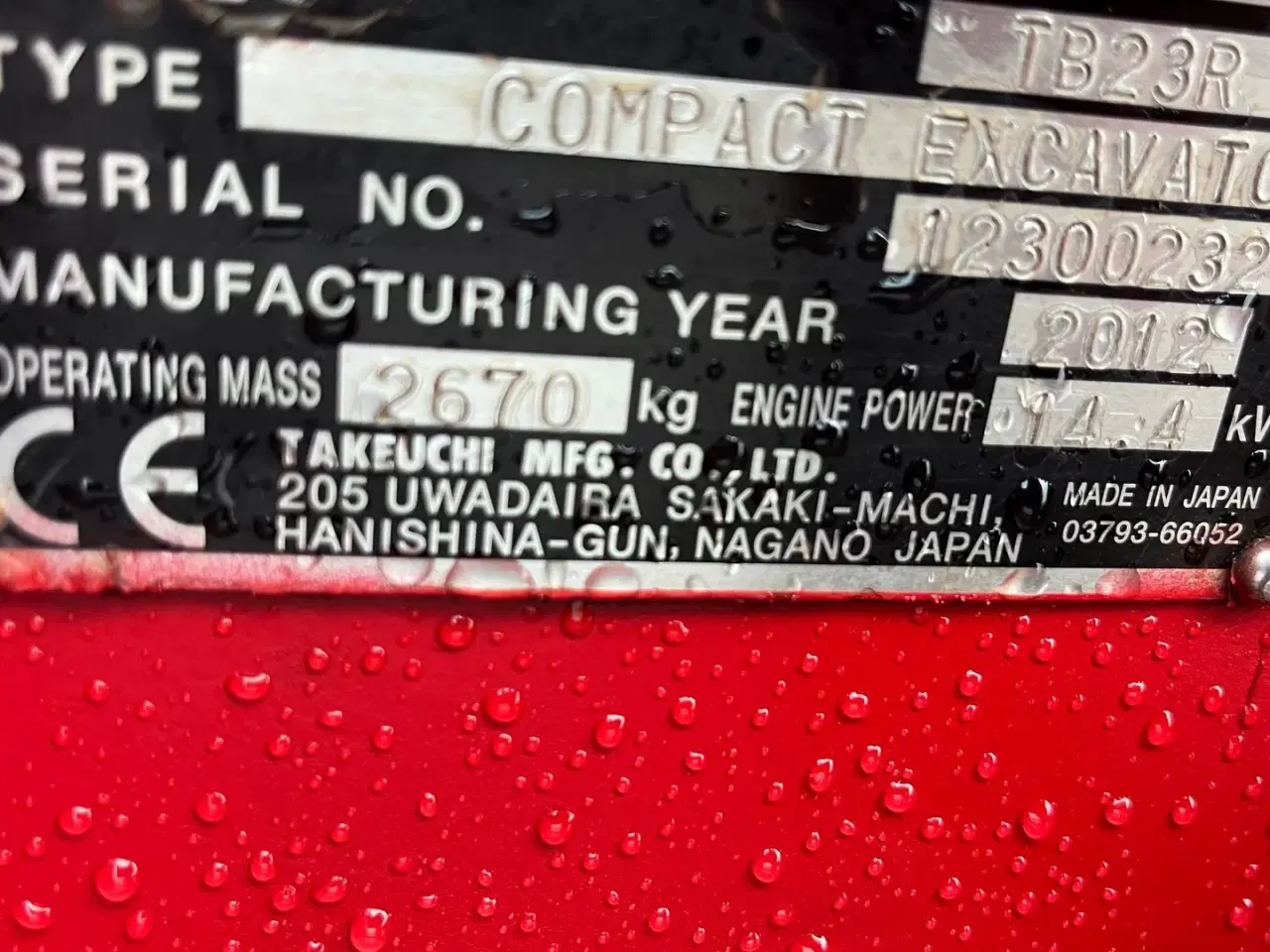 Billede 14 - Takeuchi TB23R Hydraulisk s40