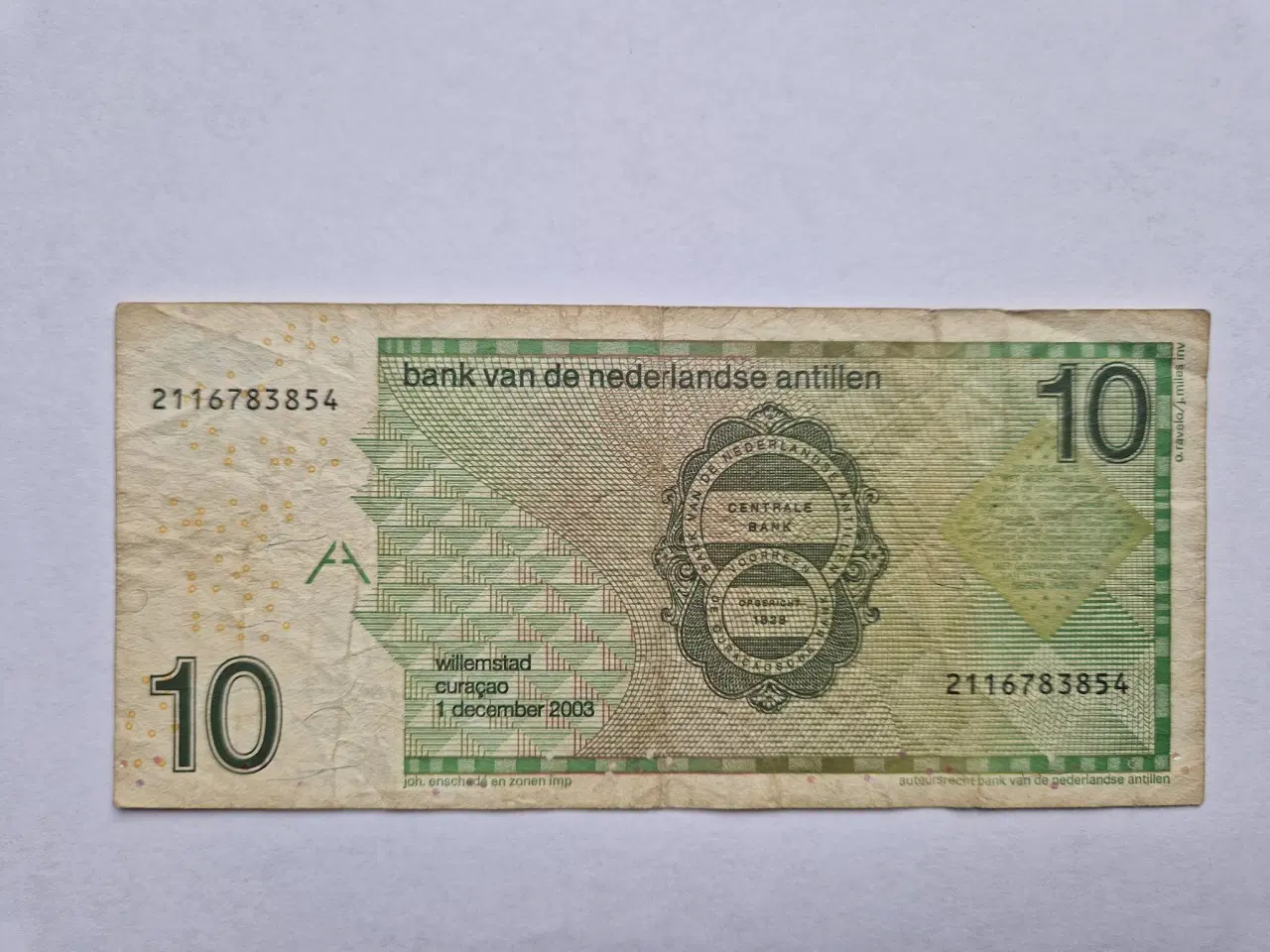 Billede 1 - 10 Gulden Netherlands Antilles 2003