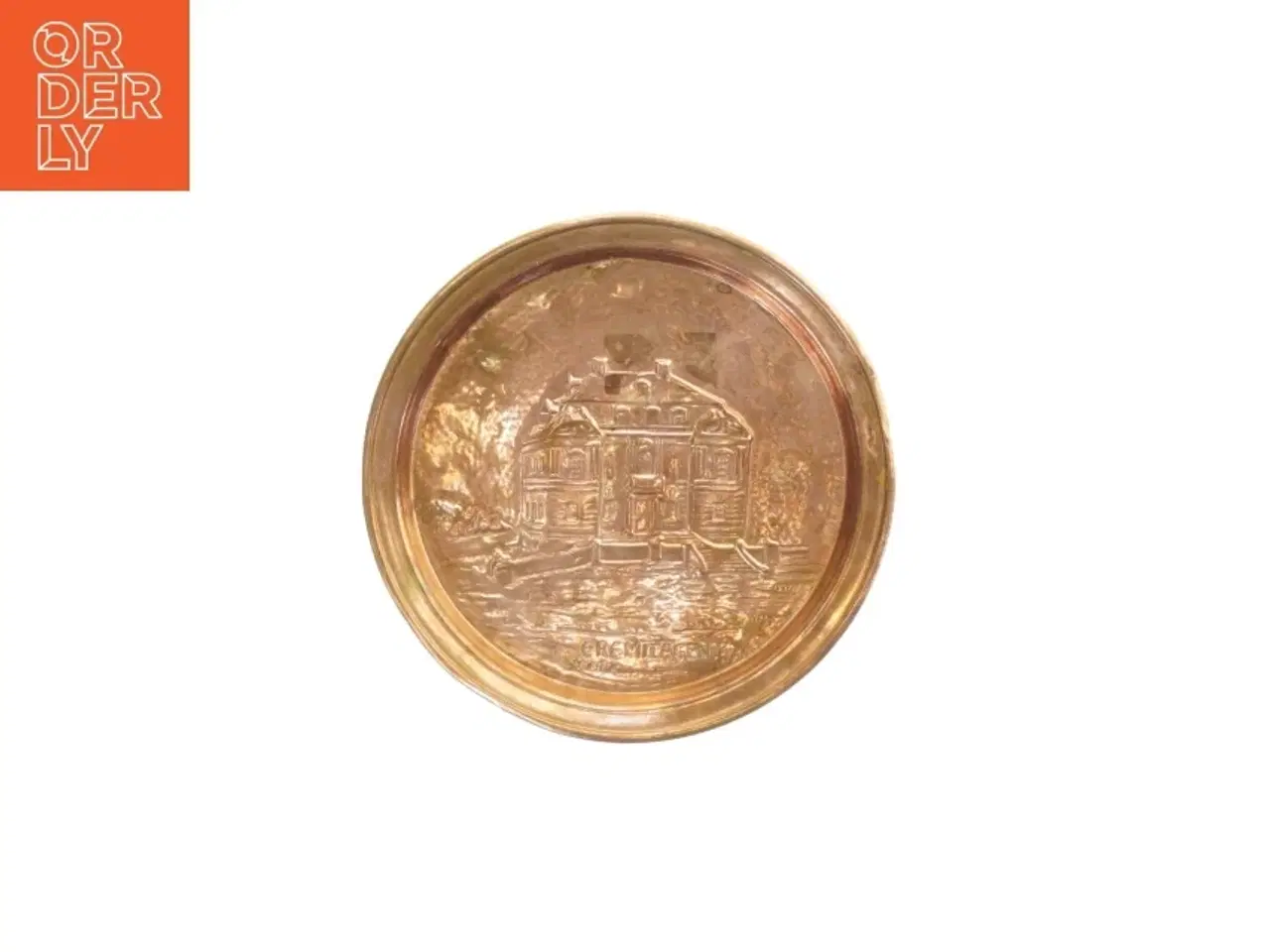Billede 1 - Kobber fad motiv Eremitage slottet (str. Diameter 28 cm)