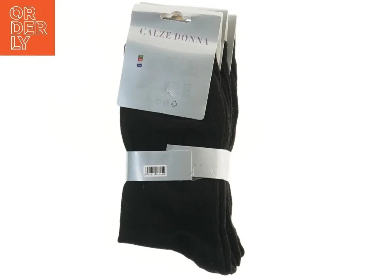 Billede 2 - Galze Donna 3 par Sorte sokker, str. 35-41 fra Peigile (str. 35-41 cm)