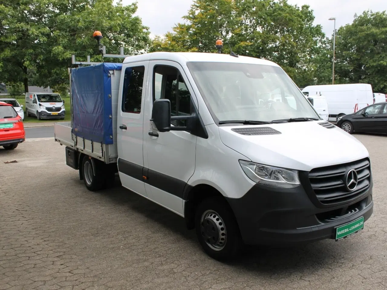 Billede 8 - Mercedes Sprinter 516 2,2 CDi A2 Mandskabsvogn m/lad RWD