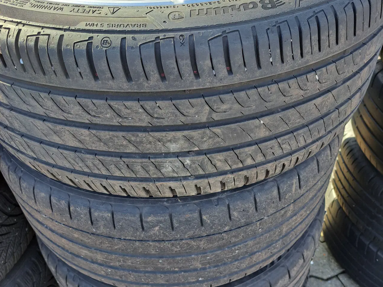 Billede 6 - 19 " alufælge med sommerdæk 