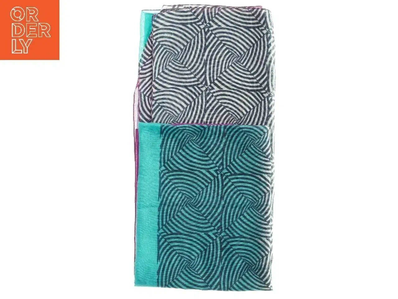 Billede 1 - Mønstret polyester tørklæder (str. 1 x 2 m)