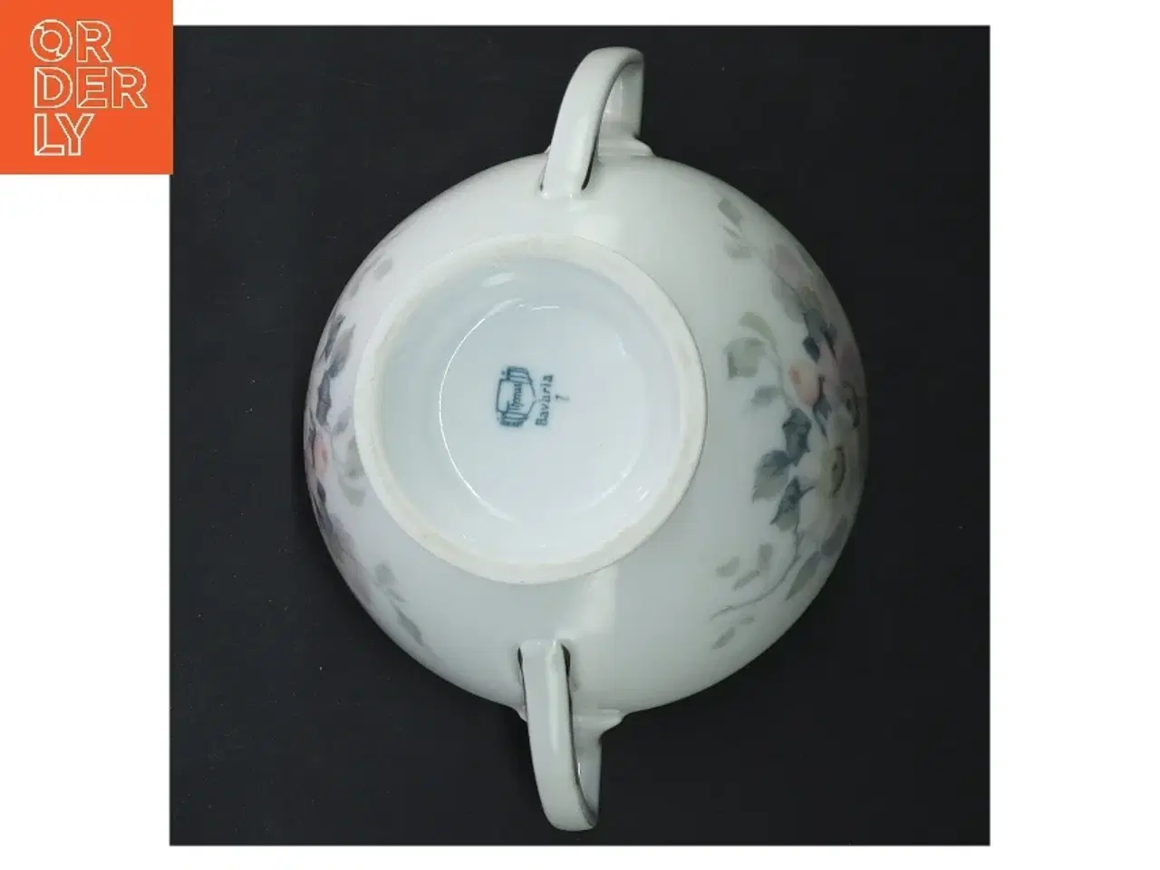 Billede 11 - Porcelæn sukkerskål og mælkekande fra Bavaria (str. ø 10 cm og ø 12 cm)