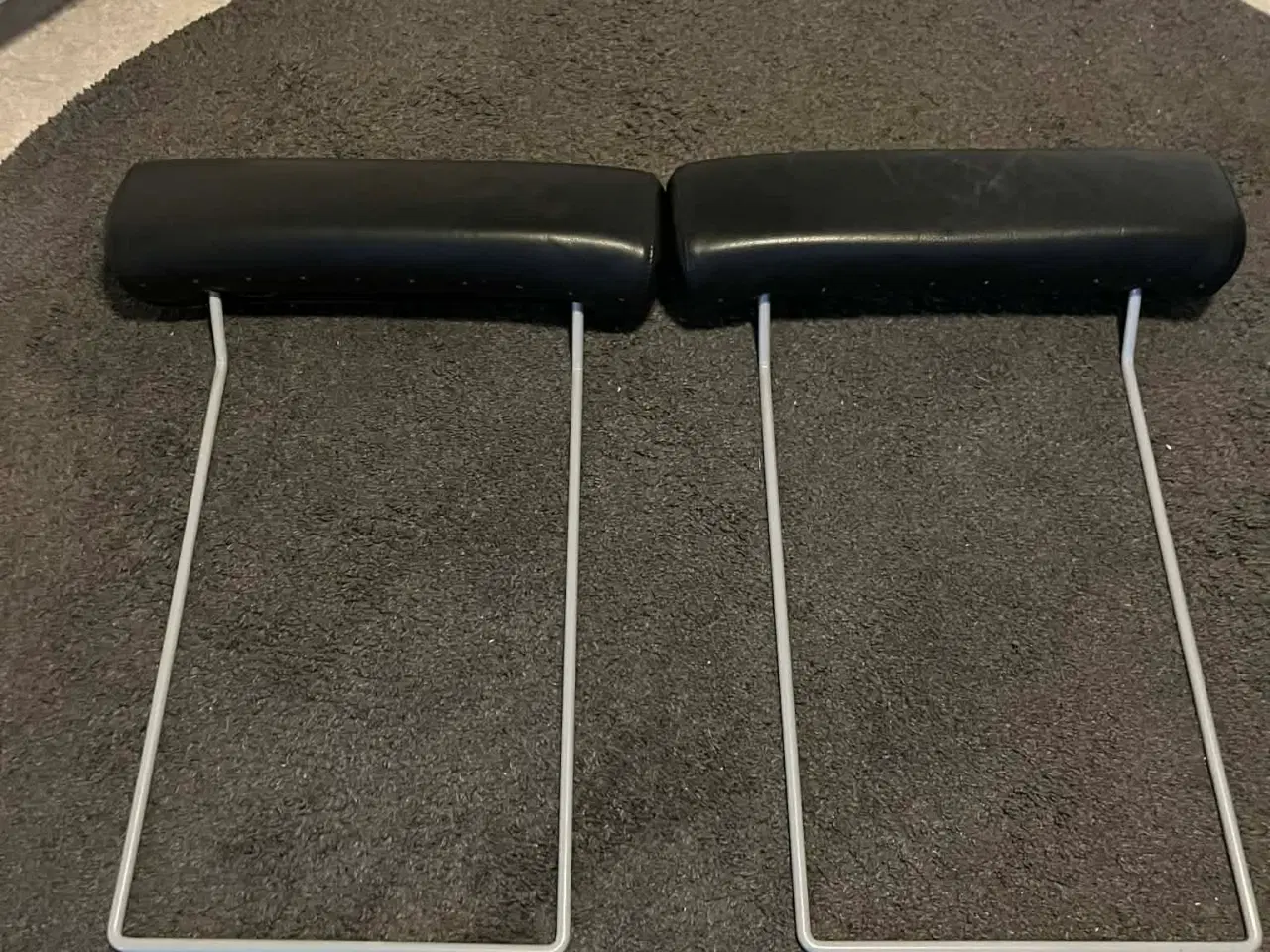 Billede 1 - 2 stk ægte læder nakkestøtte 