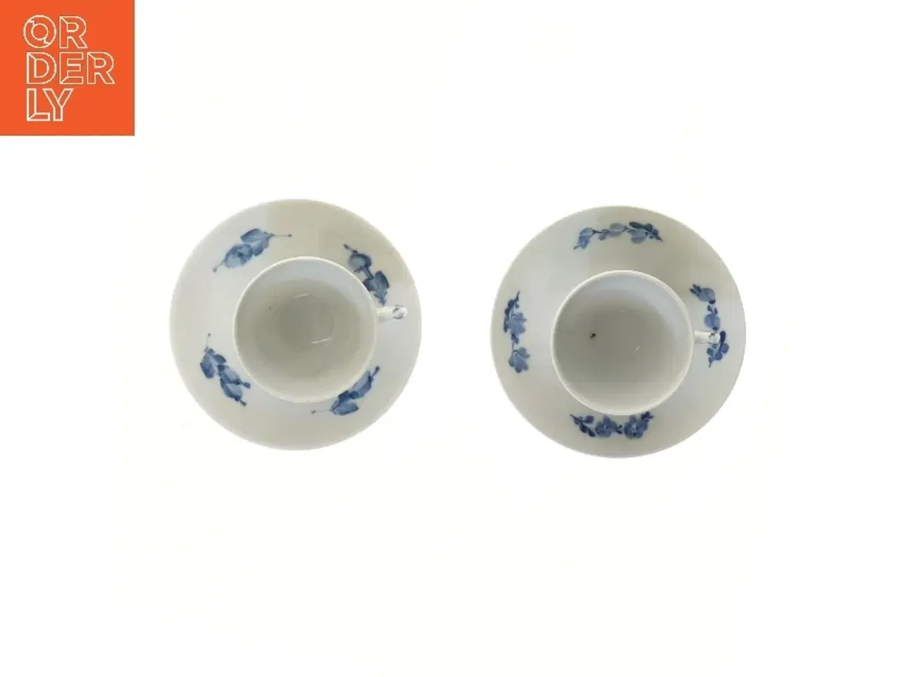 Billede 2 - Porcelæns kaffekopper med underkopper fra Royal Copenhagen (str. Ø 8 & 14,5 cm)