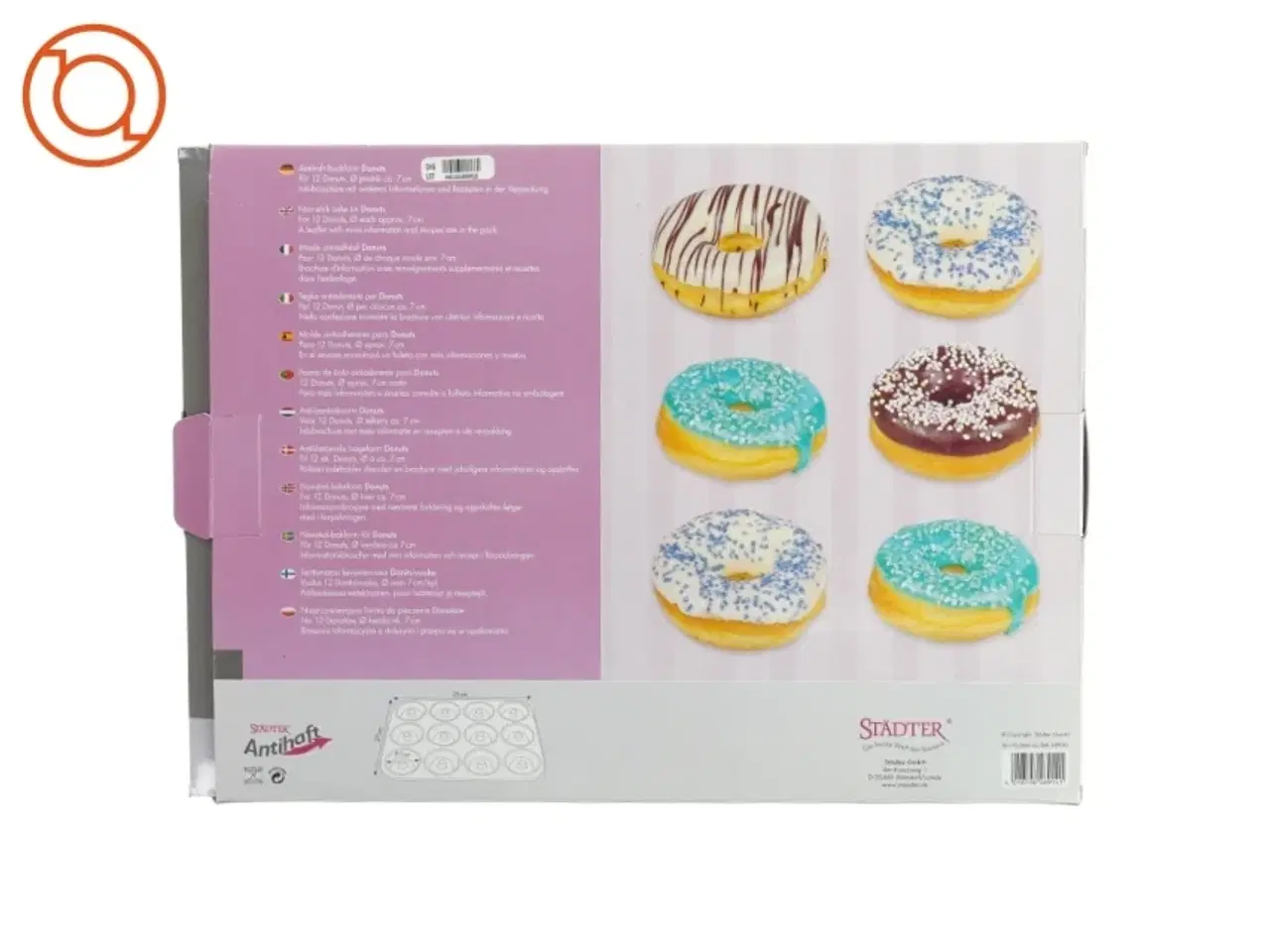 Billede 2 - Bageform til donuts (str. 35 x 25cm)