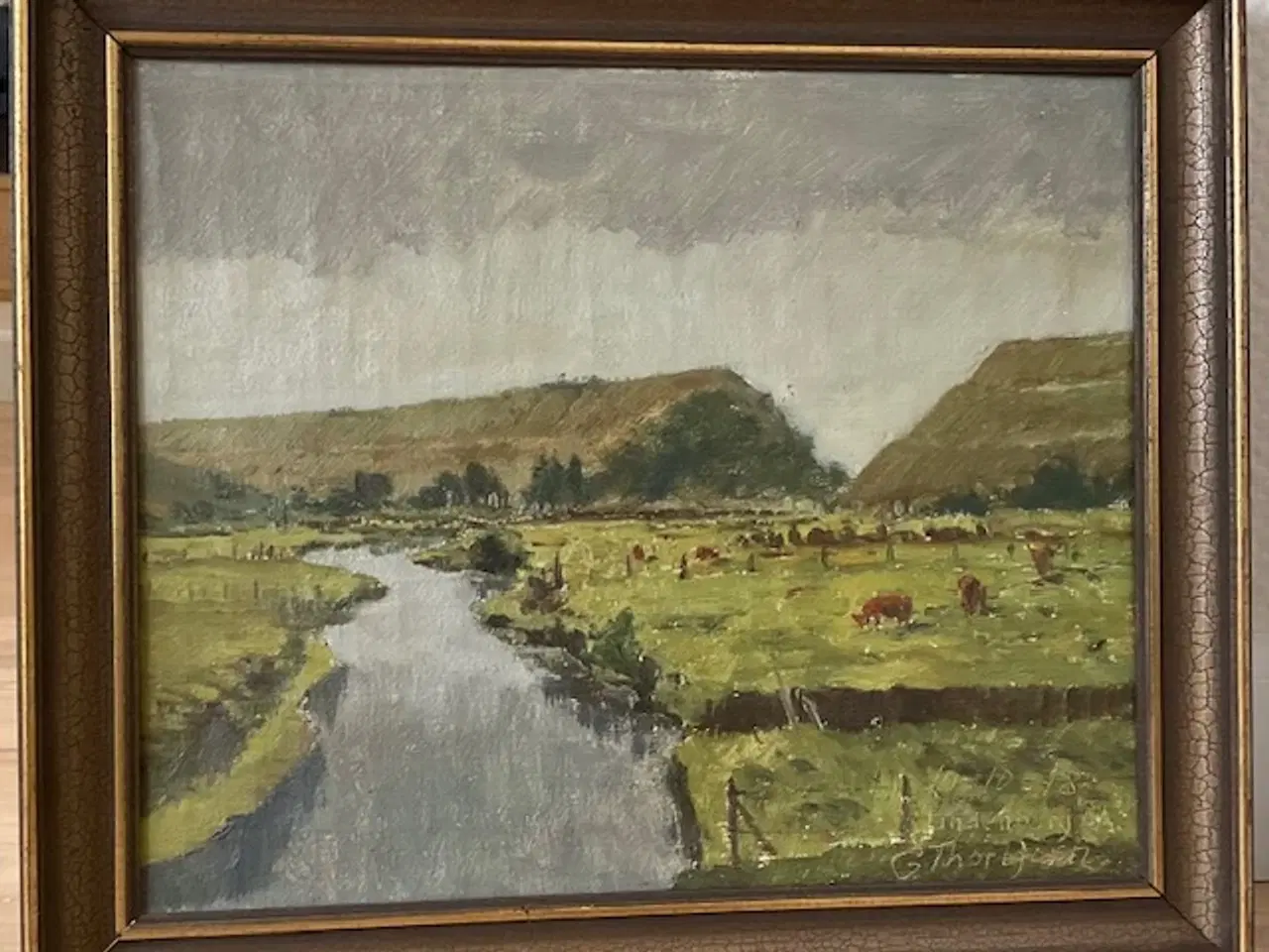 Billede 1 - Evelyn Thorbjørn olie på lærred 