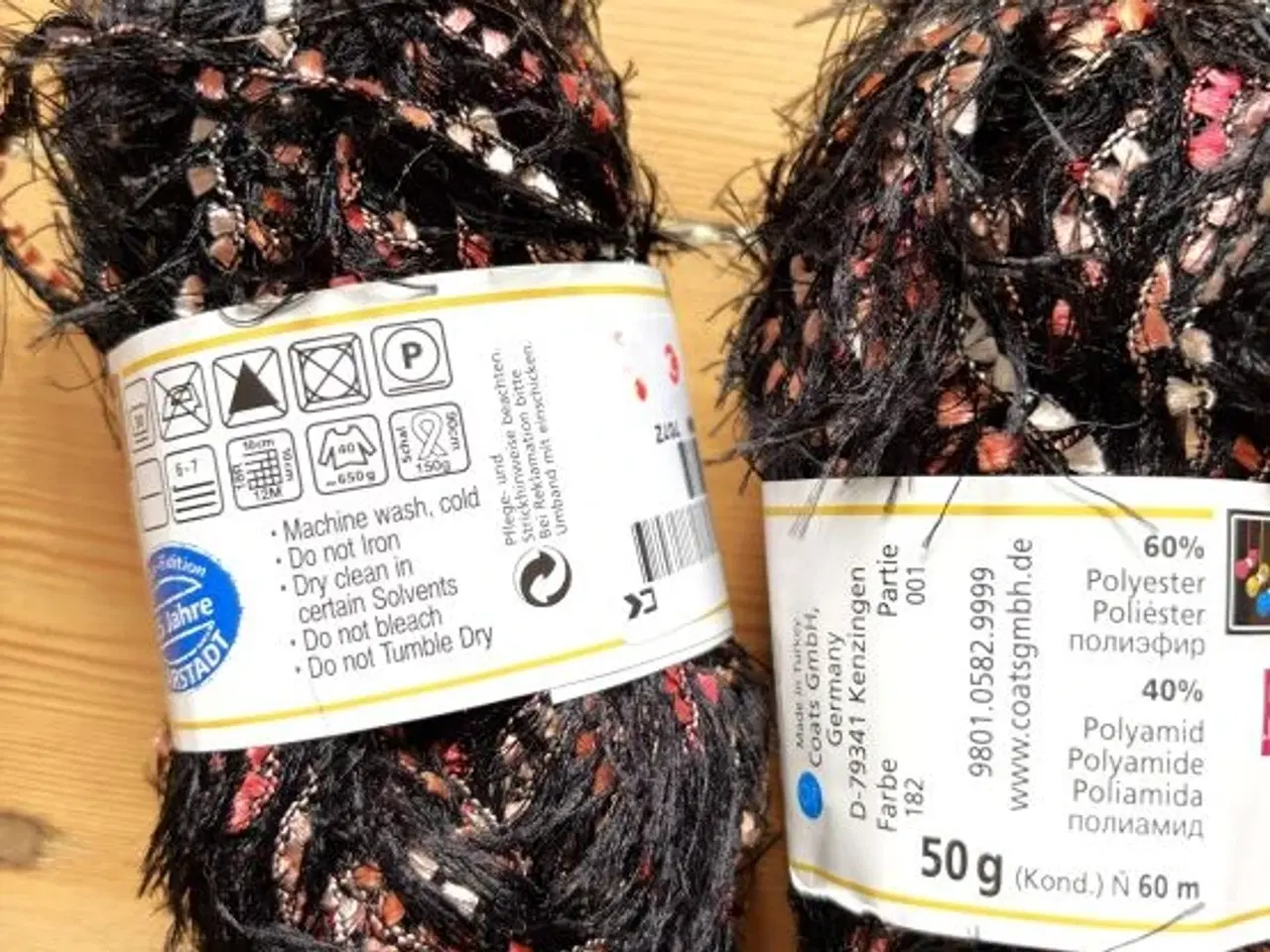 Billede 3 - Effekt-garn i kobber m.m. 3 nøgler