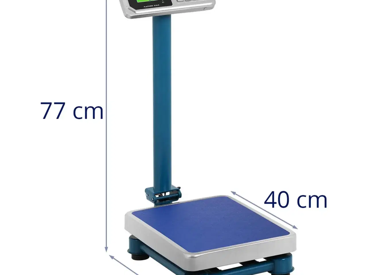 Billede 5 - Industrivægt – 100 kg / 20 g – 40 x 30 cm – LCD