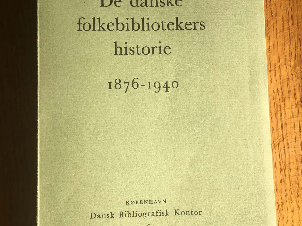 Billede 2 - De danske folkebibliotekers historie 1876-1940