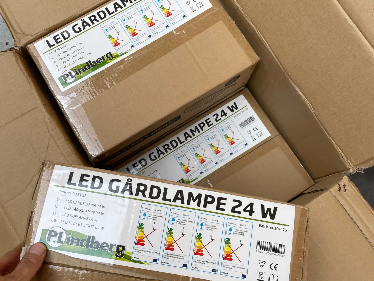 Billede 2 - P Lindberg gårdlampe LED 24 watt