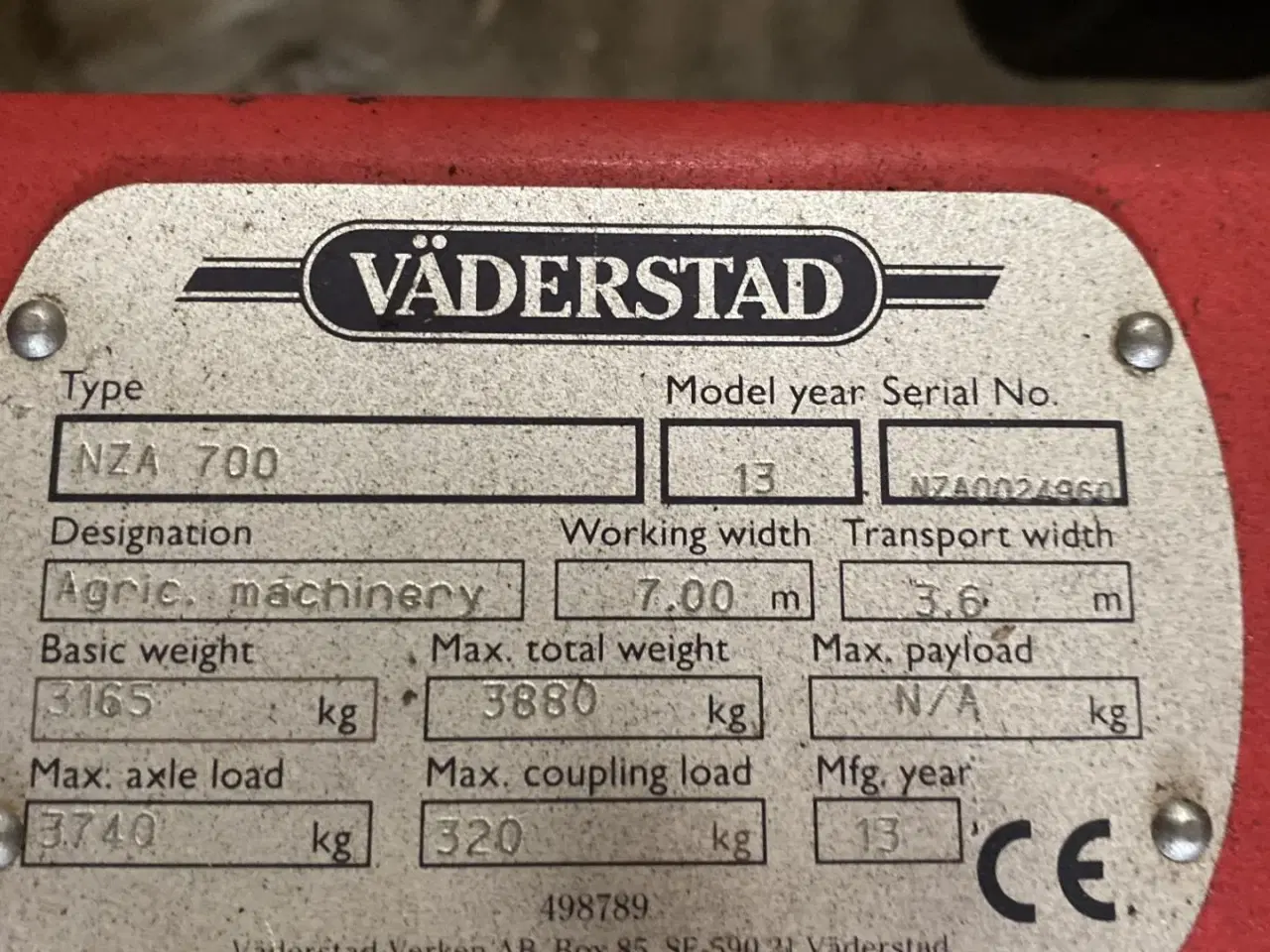 Billede 4 - Väderstad 8m NZA Aggressive