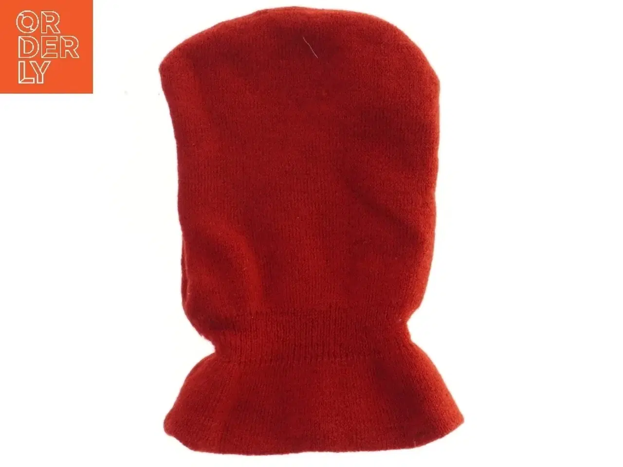 Billede 1 - Rød strikhue (str. 28,5 cm)