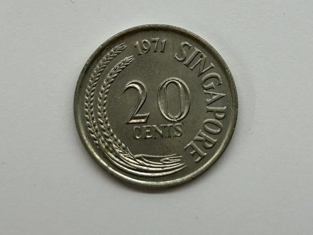 Billede 1 - 20 Cents Singapore 1971