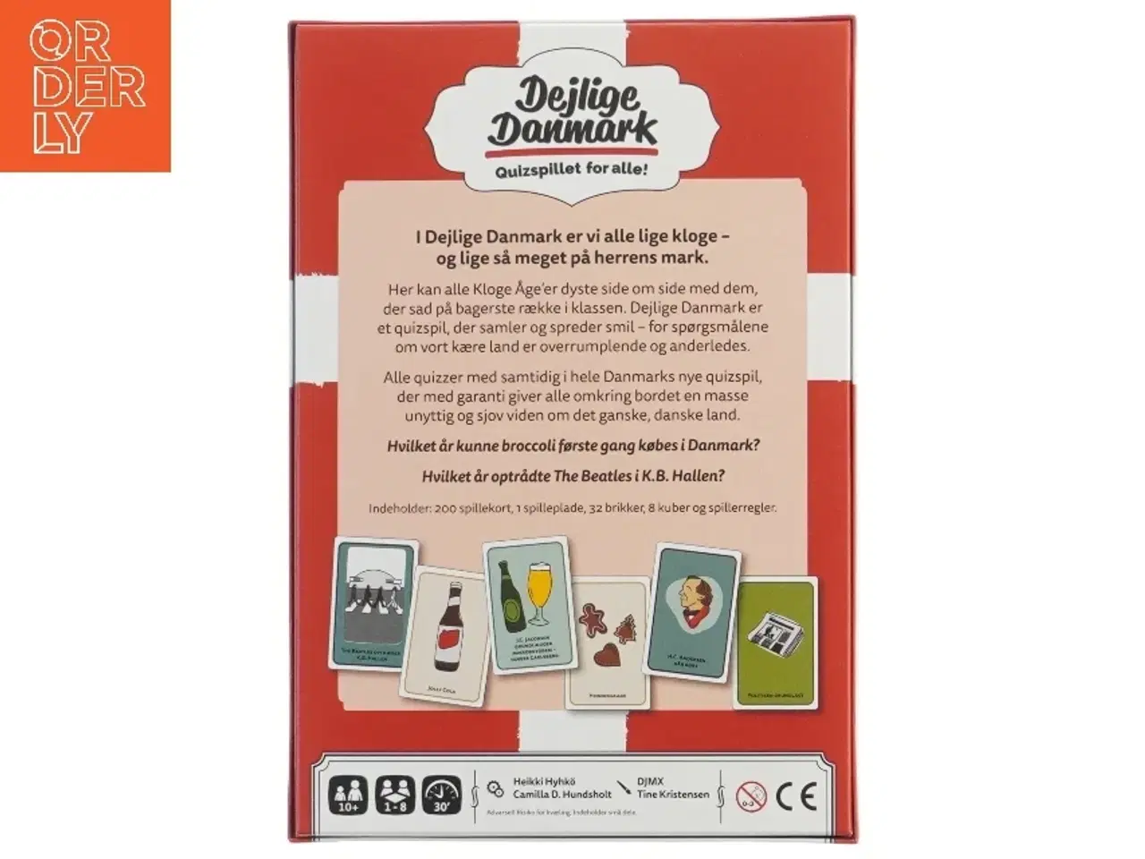 Billede 3 - Dejlige Danmark Quizspil fra Spilbræt.dk