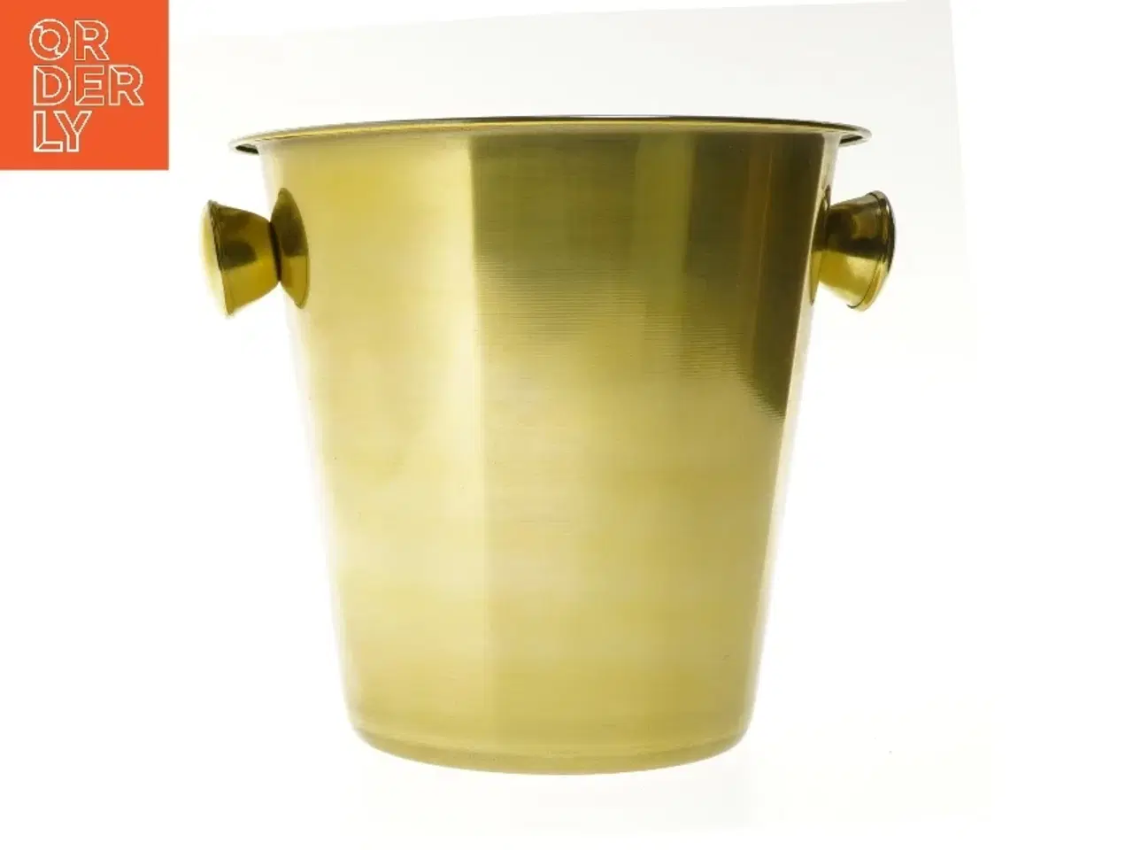 Billede 1 - Champagnespand/vinkøler i messing-farve (str. 21 cm)