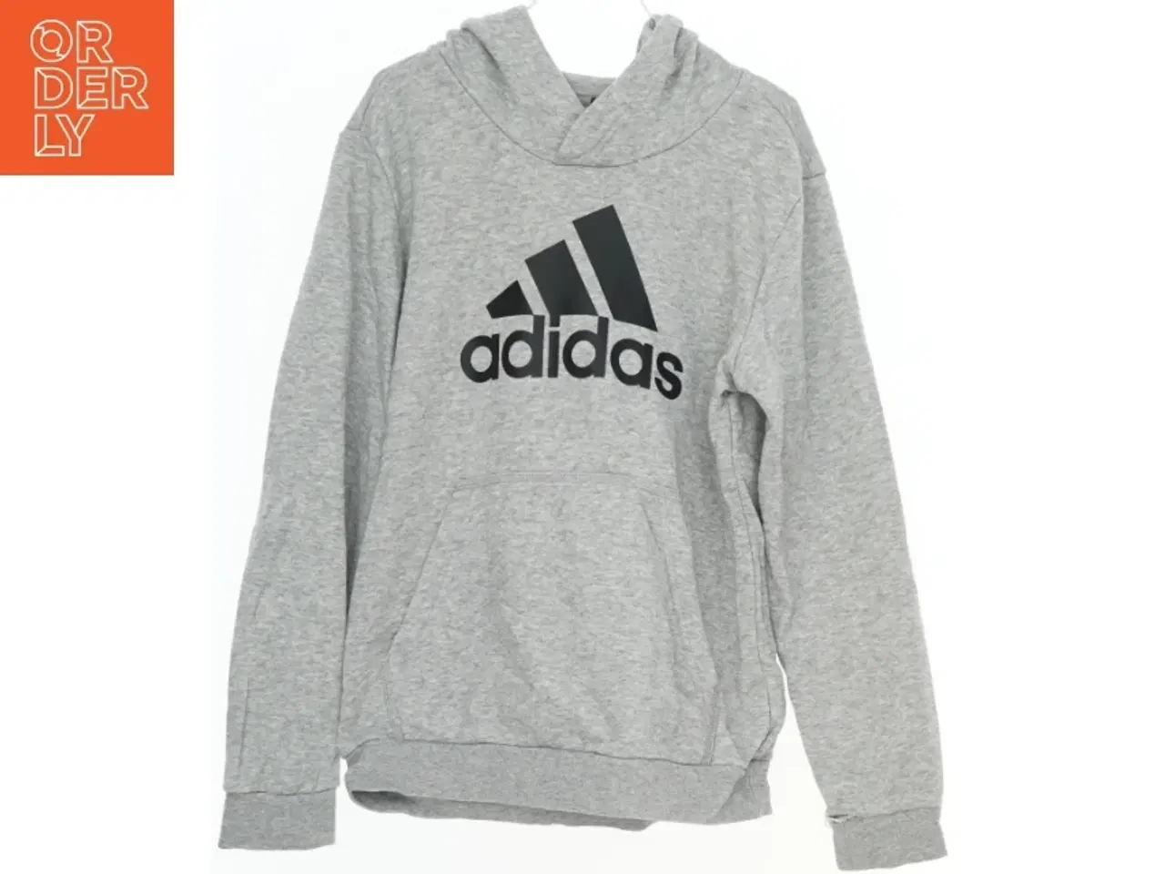 Billede 1 - Grå hættetrøje med logo fra Adidas (str. 146)