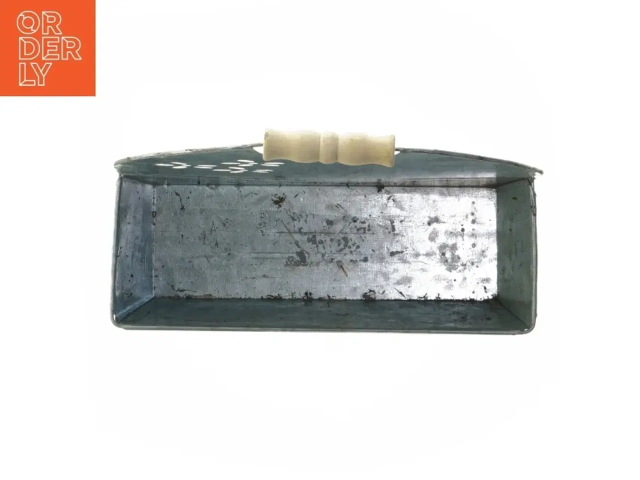 Billede 4 - Metal vægopbevaring med blomstermønster (str. 25x24 cm)