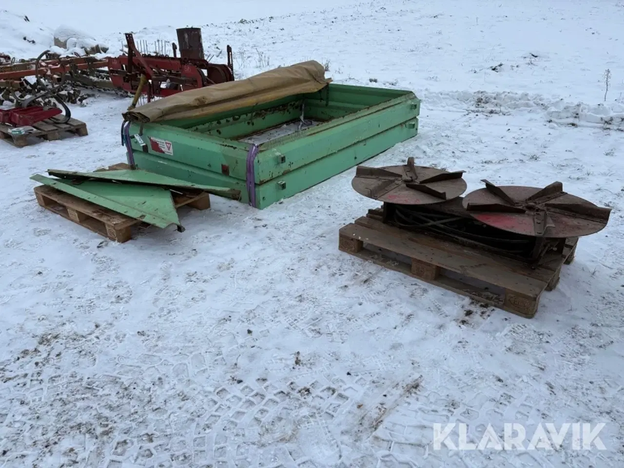 Billede 1 - Dele til kalkspreder Bredal V48