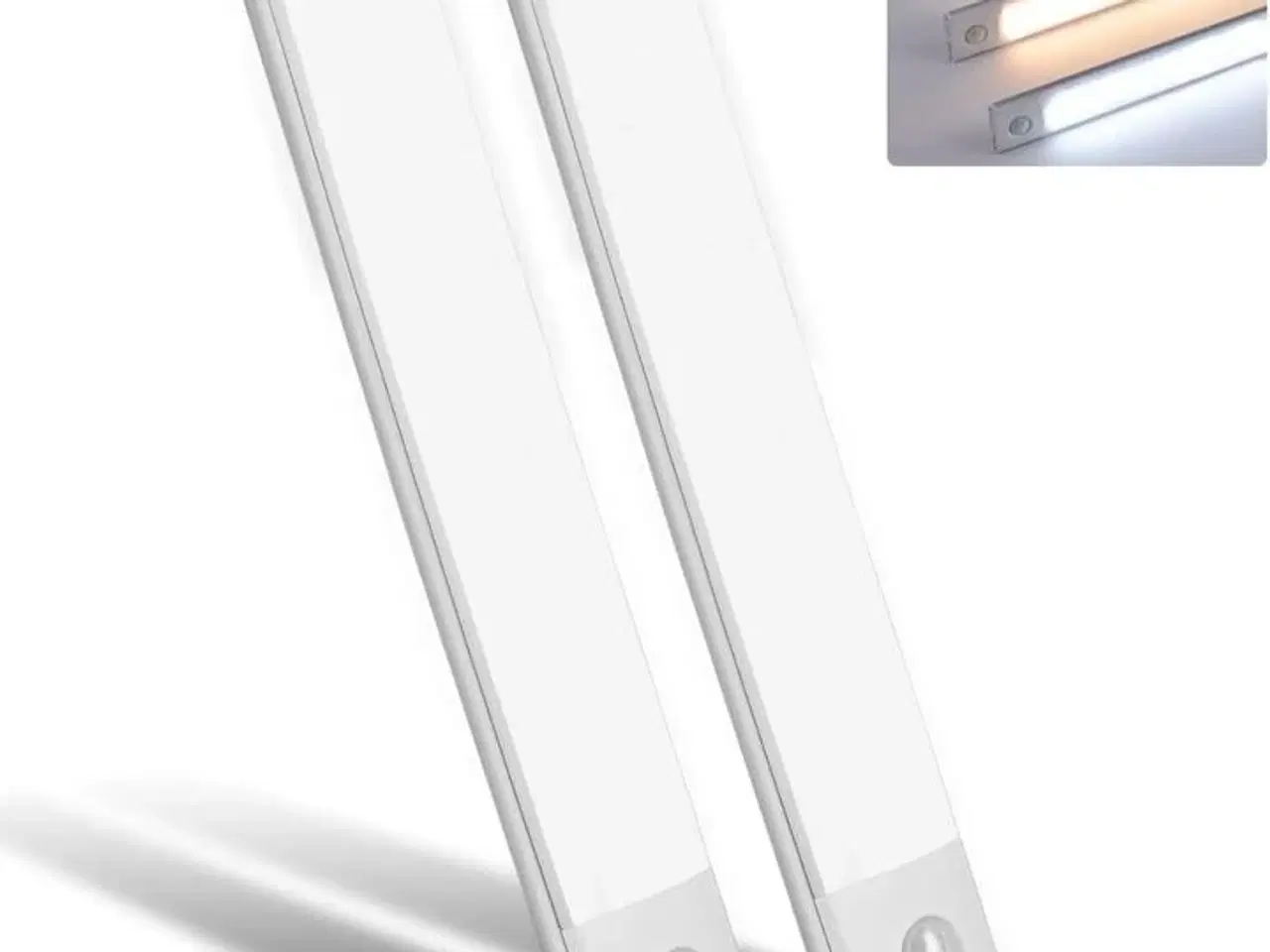 Billede 5 - 4 stk. LED sensorlys – 50 cm – Trådløs og genopladelig