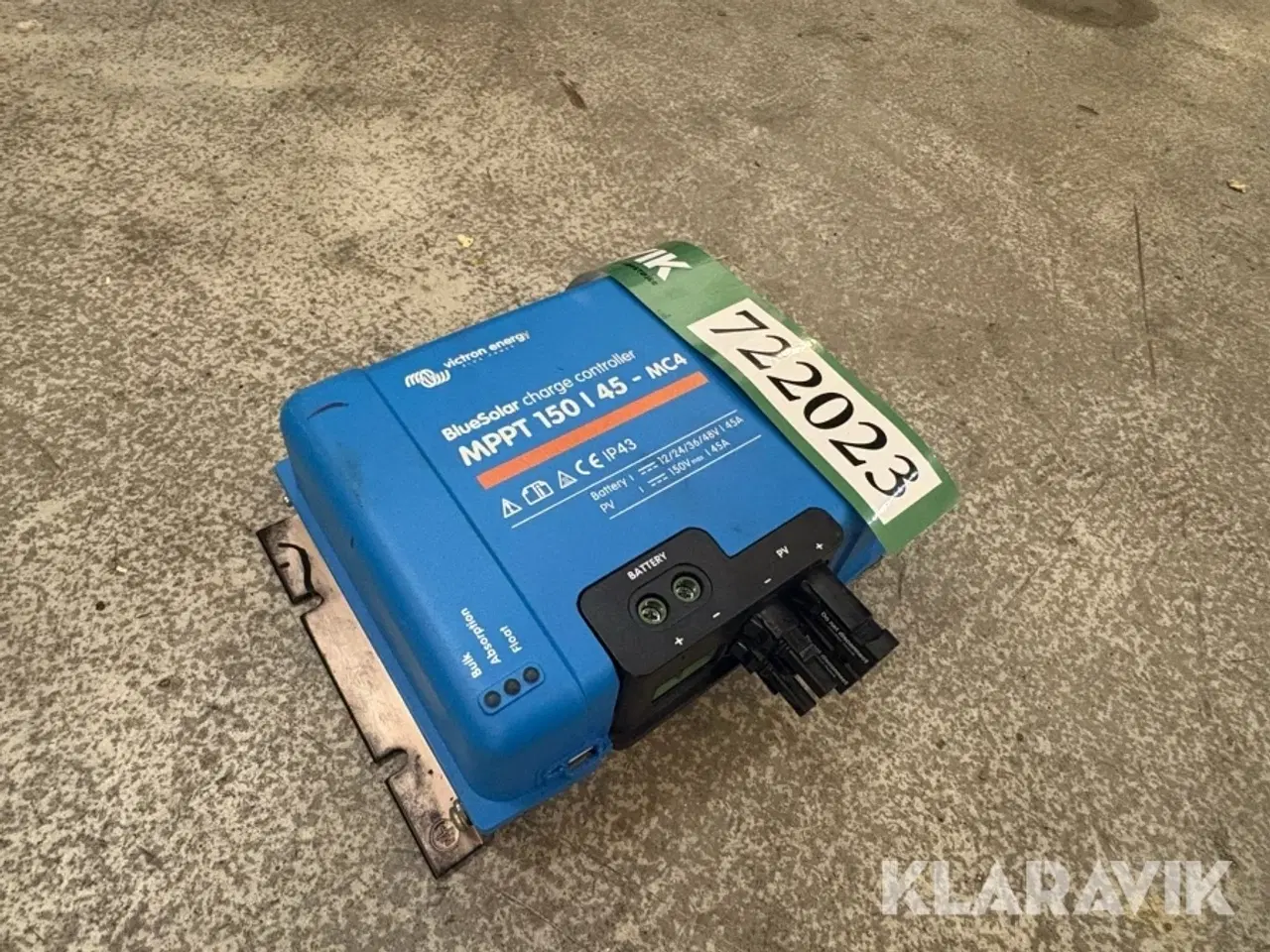 Billede 2 - Solcelle Laderegulator Victron Energy BlueSolar MPPT 150/45 – MC4