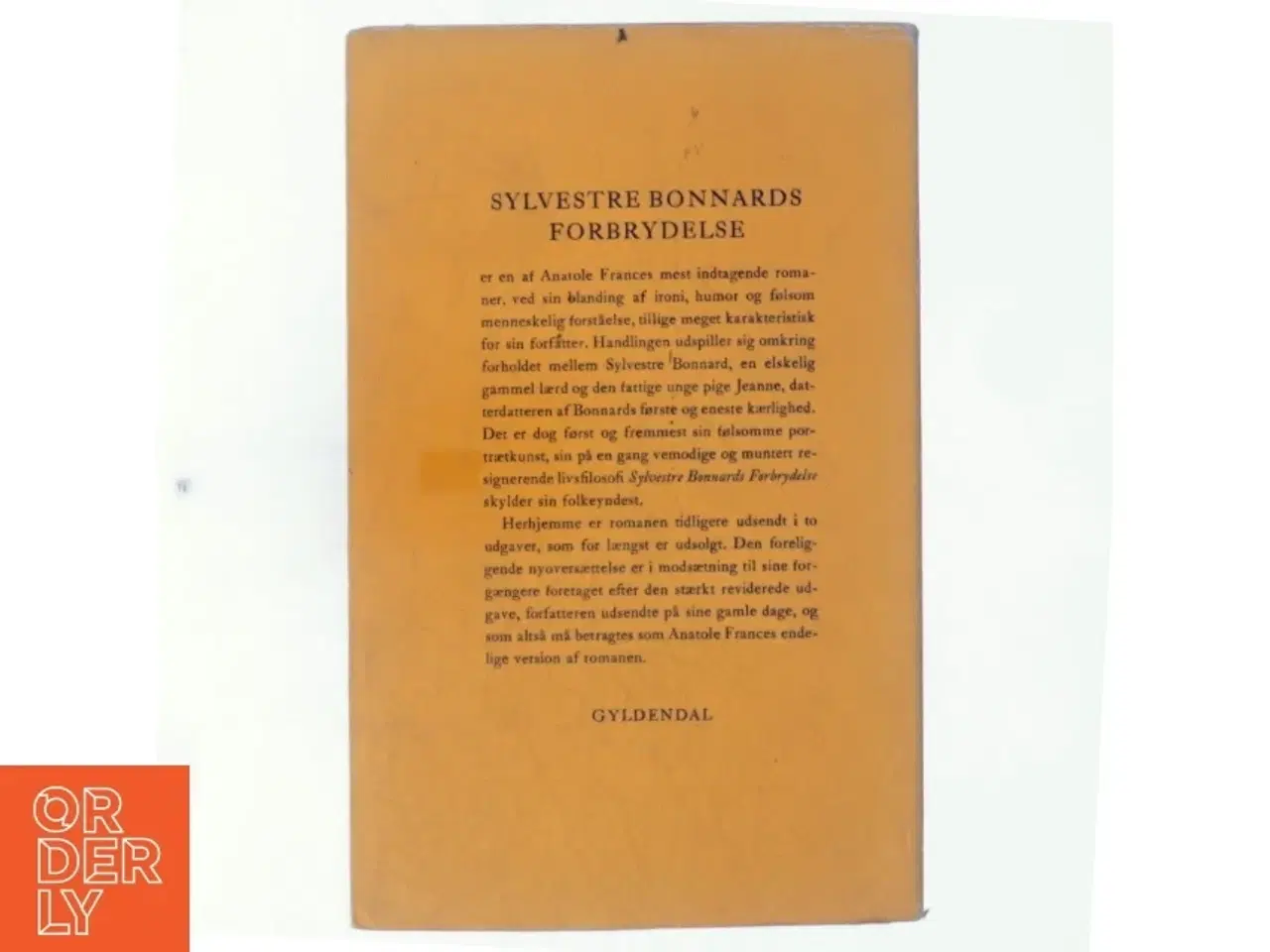 Billede 3 - Sylvestre Bonnards forbrydelse. - Af Anatole France