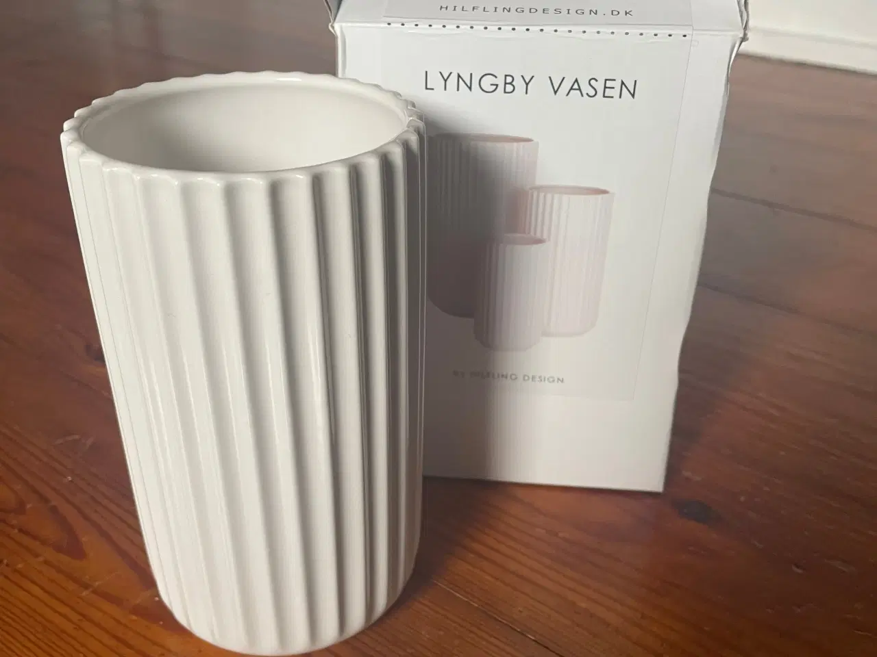 Billede 2 - Lyngby Vase 15 cm i hvid