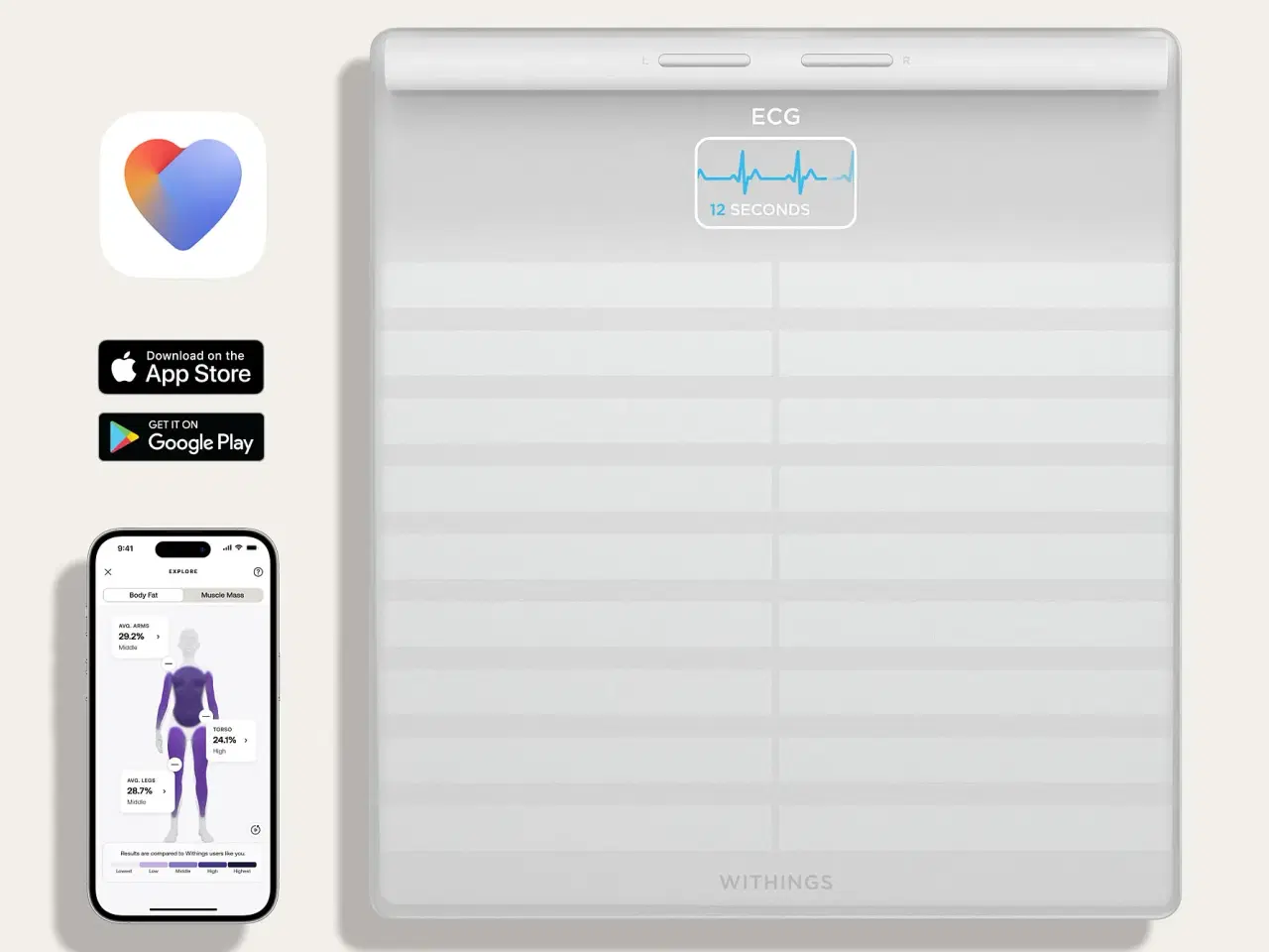 Billede 1 - Withings Body Scan, hvid