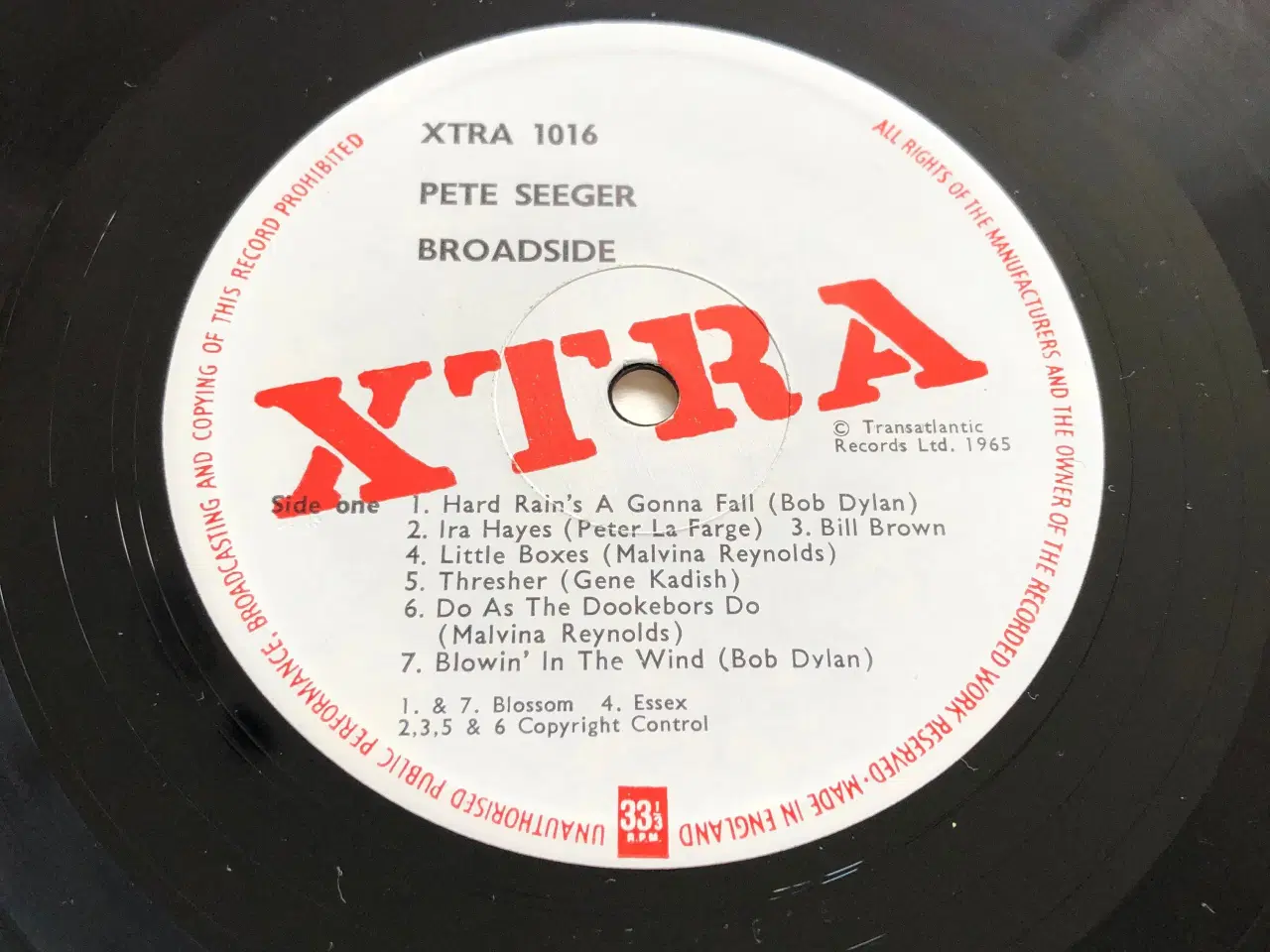 Billede 3 - Pete Seeger: Broadsides/Rainbow Race