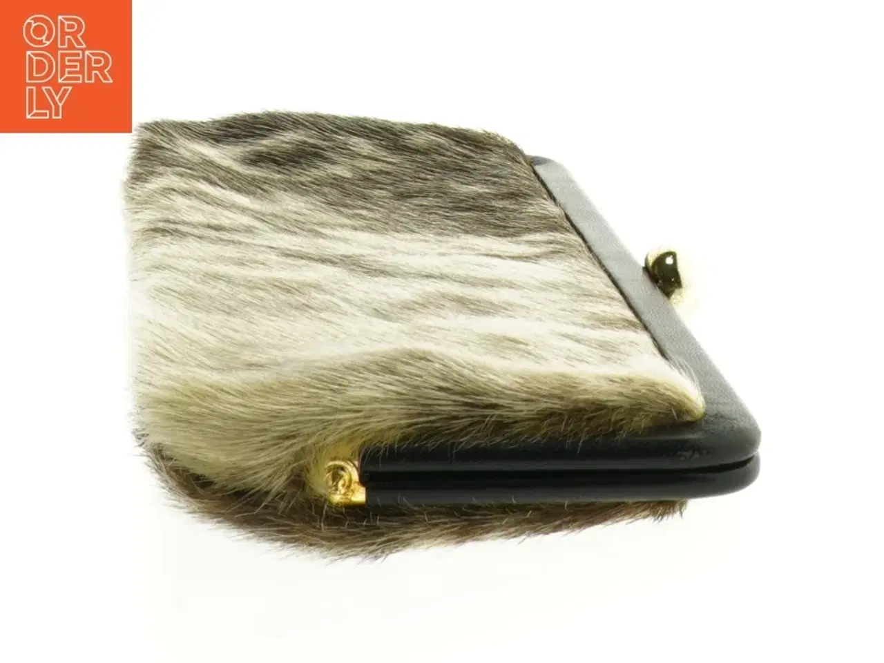 Billede 2 - Pelsbetrukket clutch fra Bon Gout (str. 29 x 11 cm)