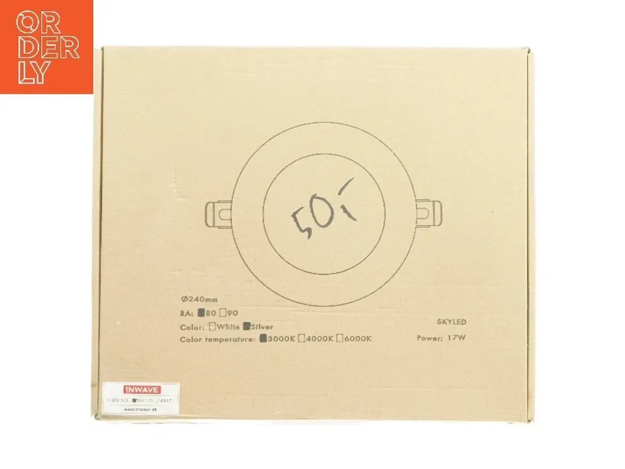 Billede 1 - Indbygget LED-spot Ø 24 cm (str. Ø 24 cm)